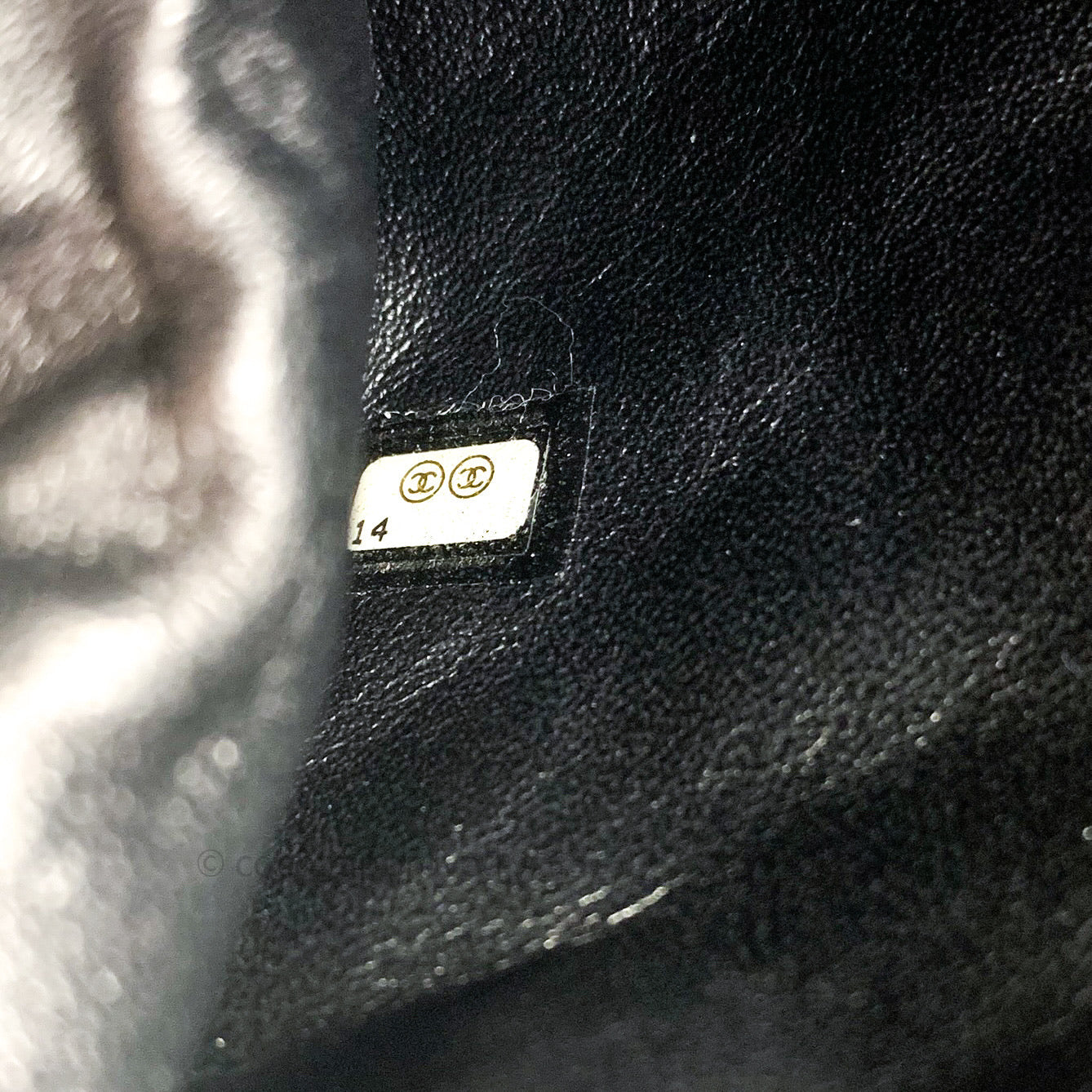 Chanel Quilted Timeless Kisslock Clutch Black Caviar Silver Hardware