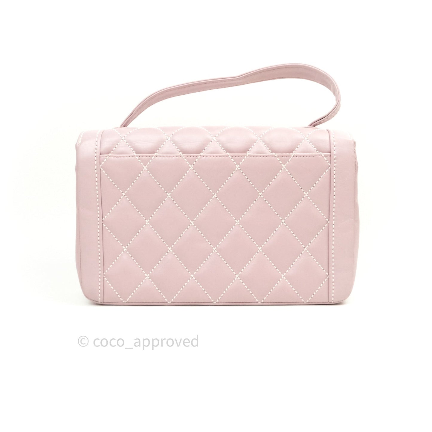 Chanel Vintage Medium Flap Lilac Lambskin 24K Gold Hardware