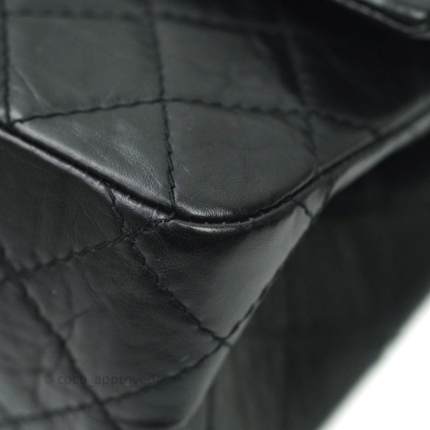 Chanel Reissue Quilted Aged Calfskin Black Ruthenium Hardware 226