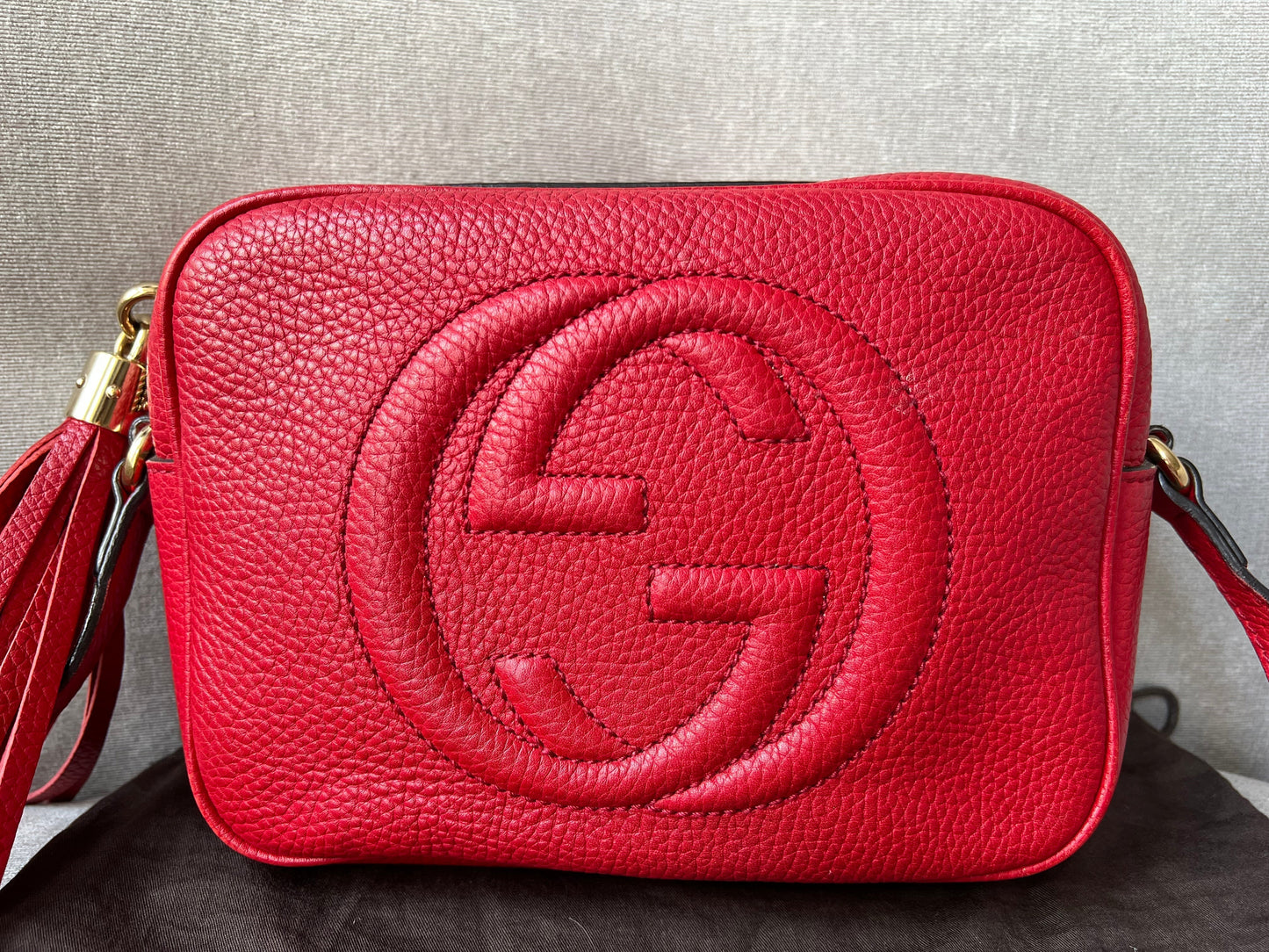 Luxury Gucci Red Soho Disco ( 1050)