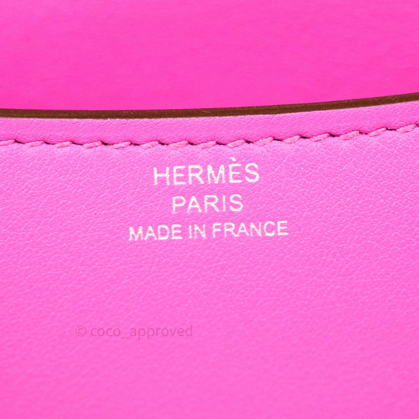 Hermès Constance Mini Verso Swift Calfskin AC Magnolia/Orange