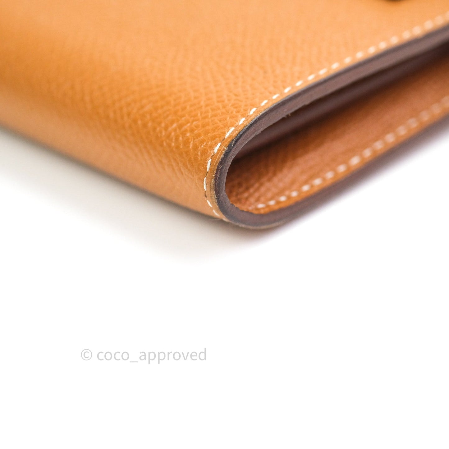 Hermès Epsom Kelly Wallet Gold Palladium Hardware