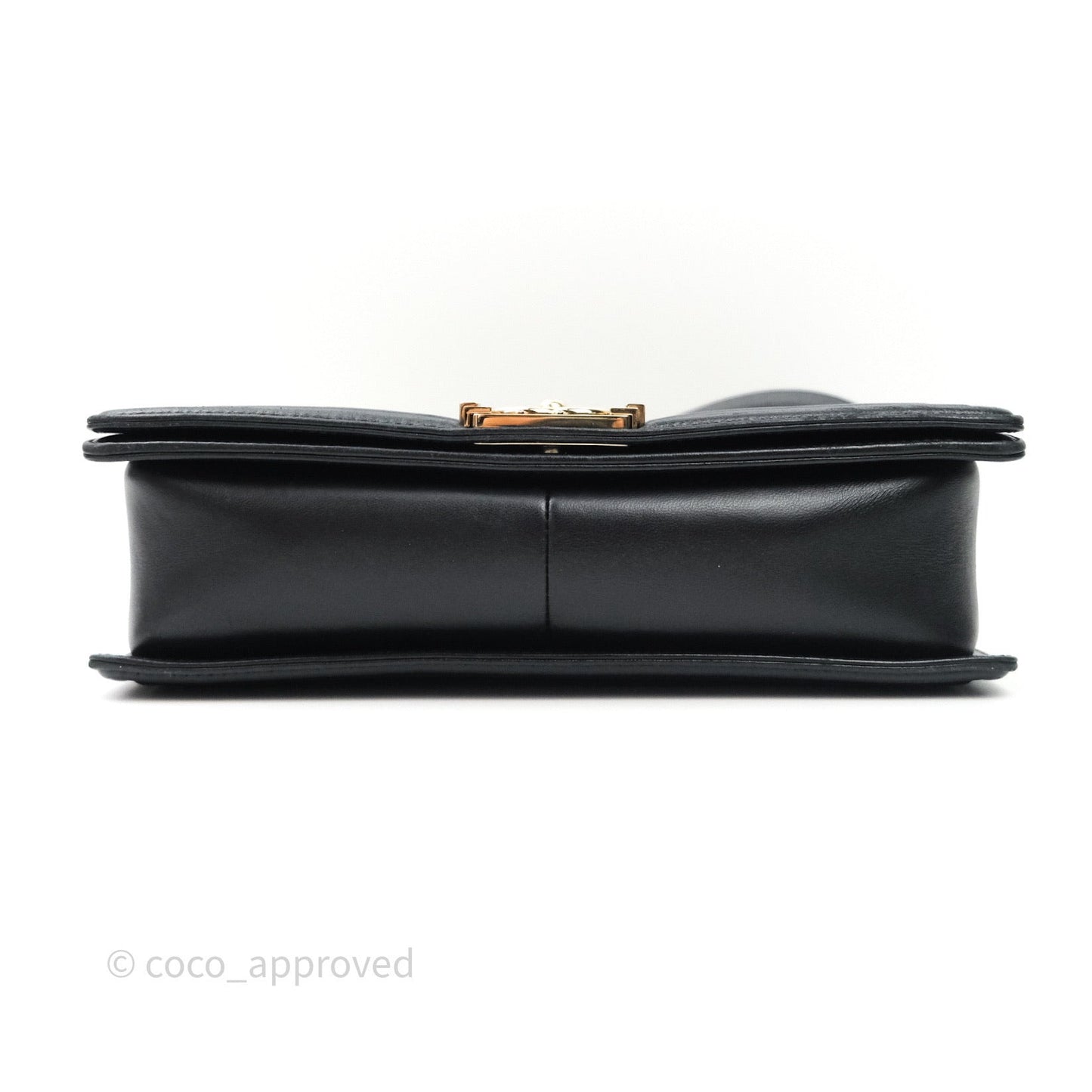 Chanel Quilted Boy New Medium Black Lambskin Gold Hardware