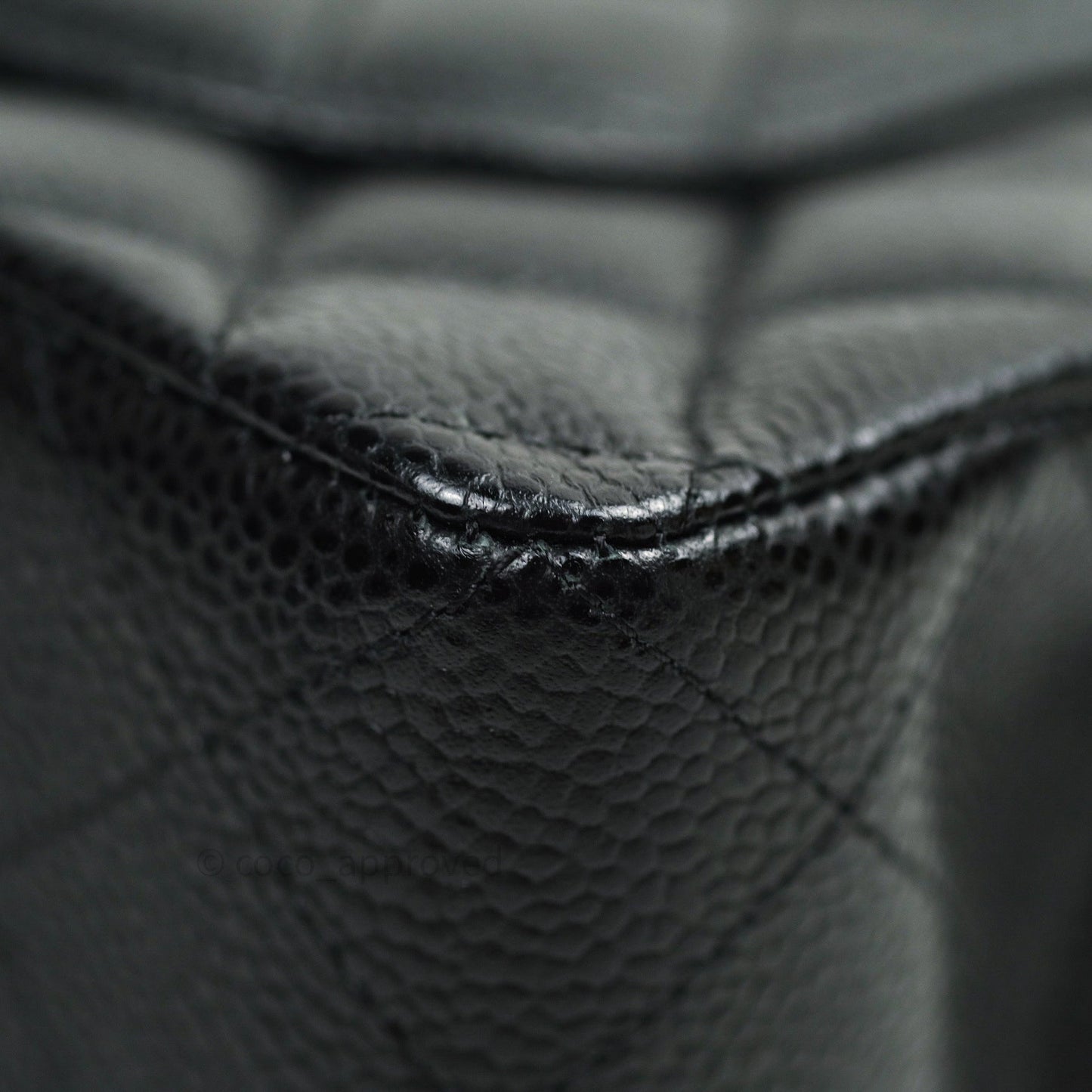 Chanel Classic Small S/M Flap Black Caviar Silver Hardware