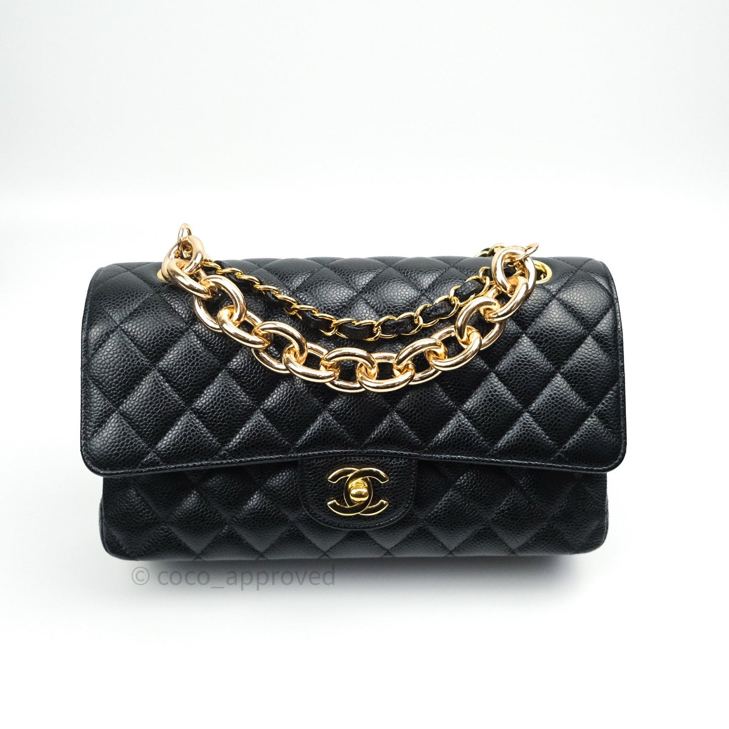 Circle Link Loop Chain (Gold)