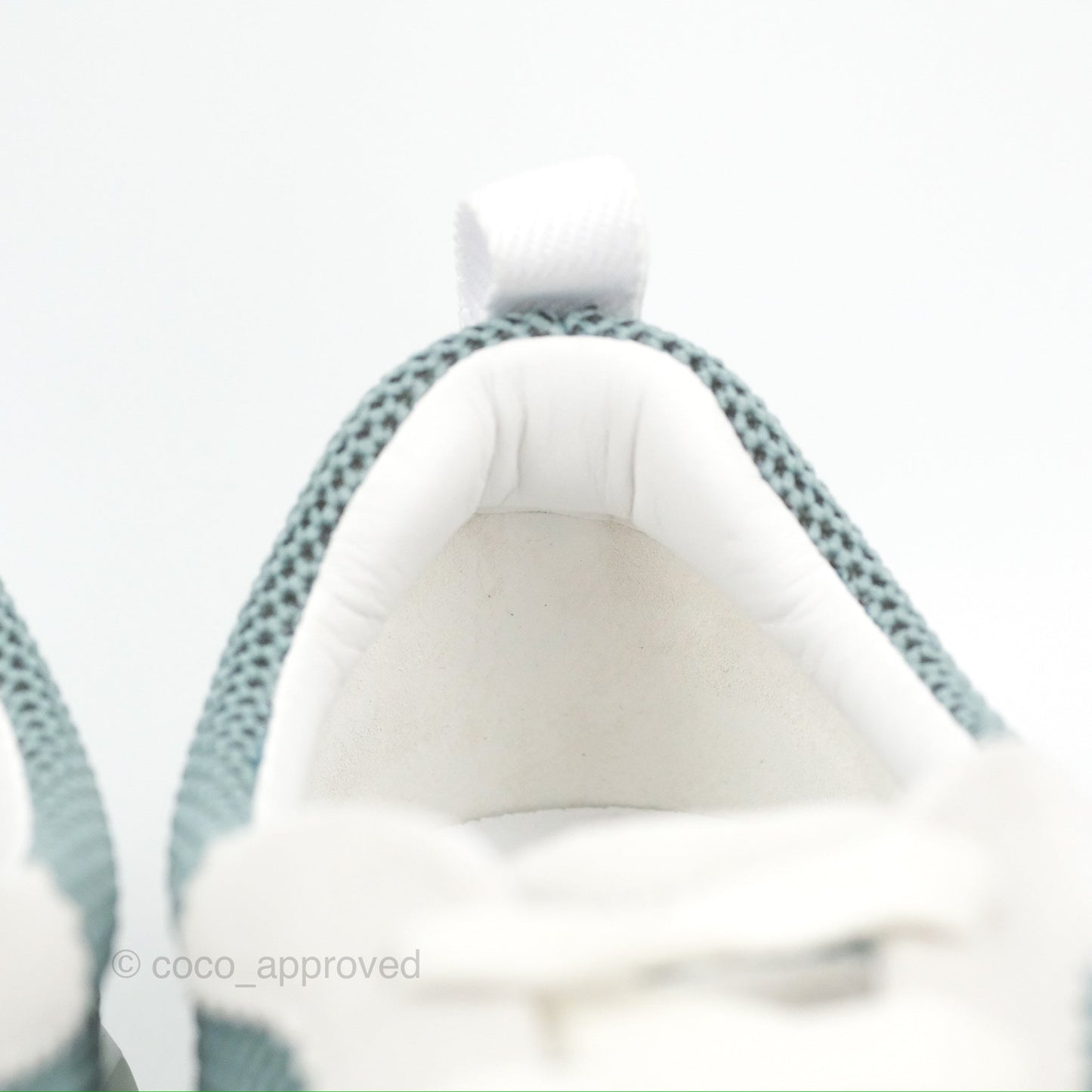 Hermes Bouncing Sneaker Vert D'eau/White Size 38