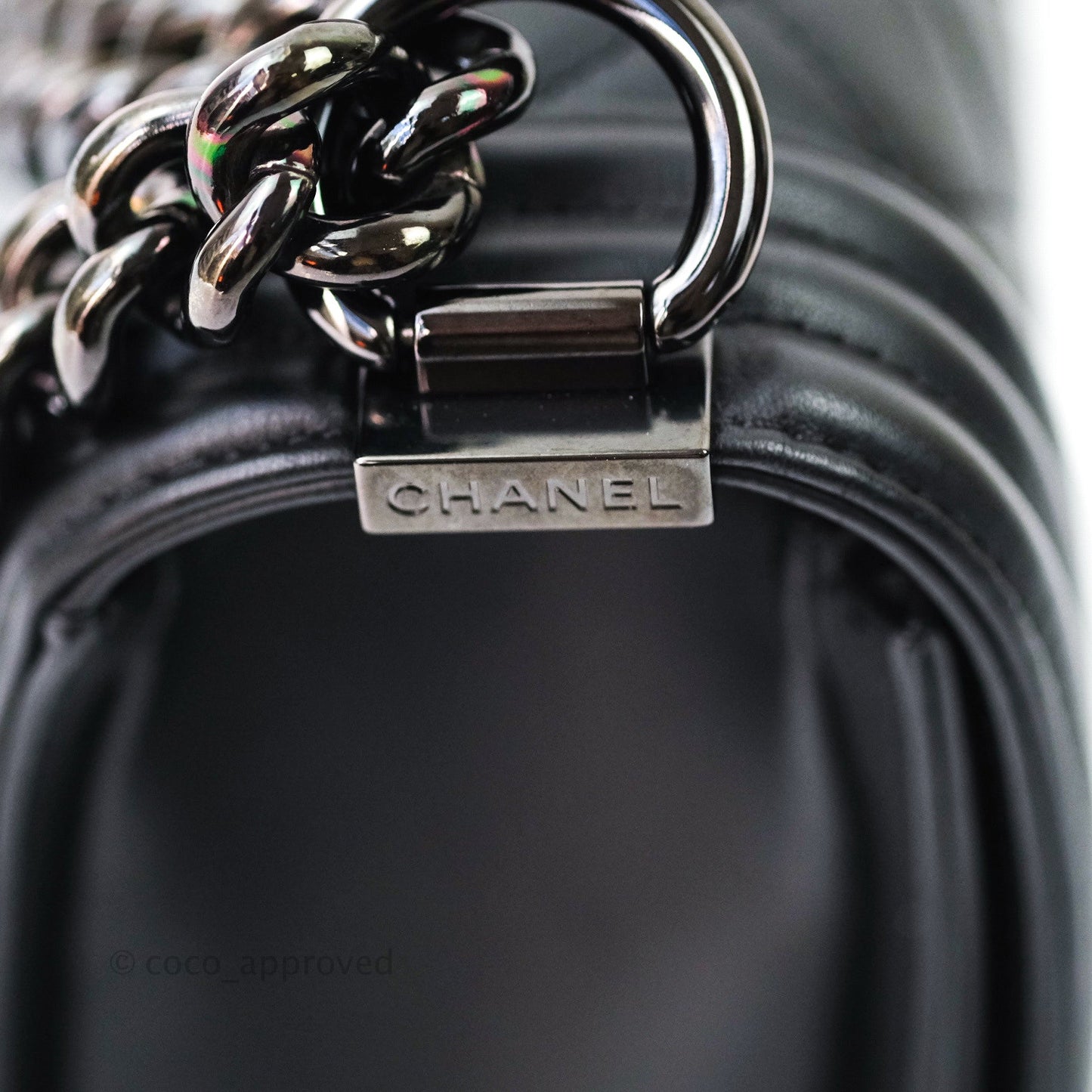 Chanel Quilted Medium Calfskin Boy Flap So Black Hardware