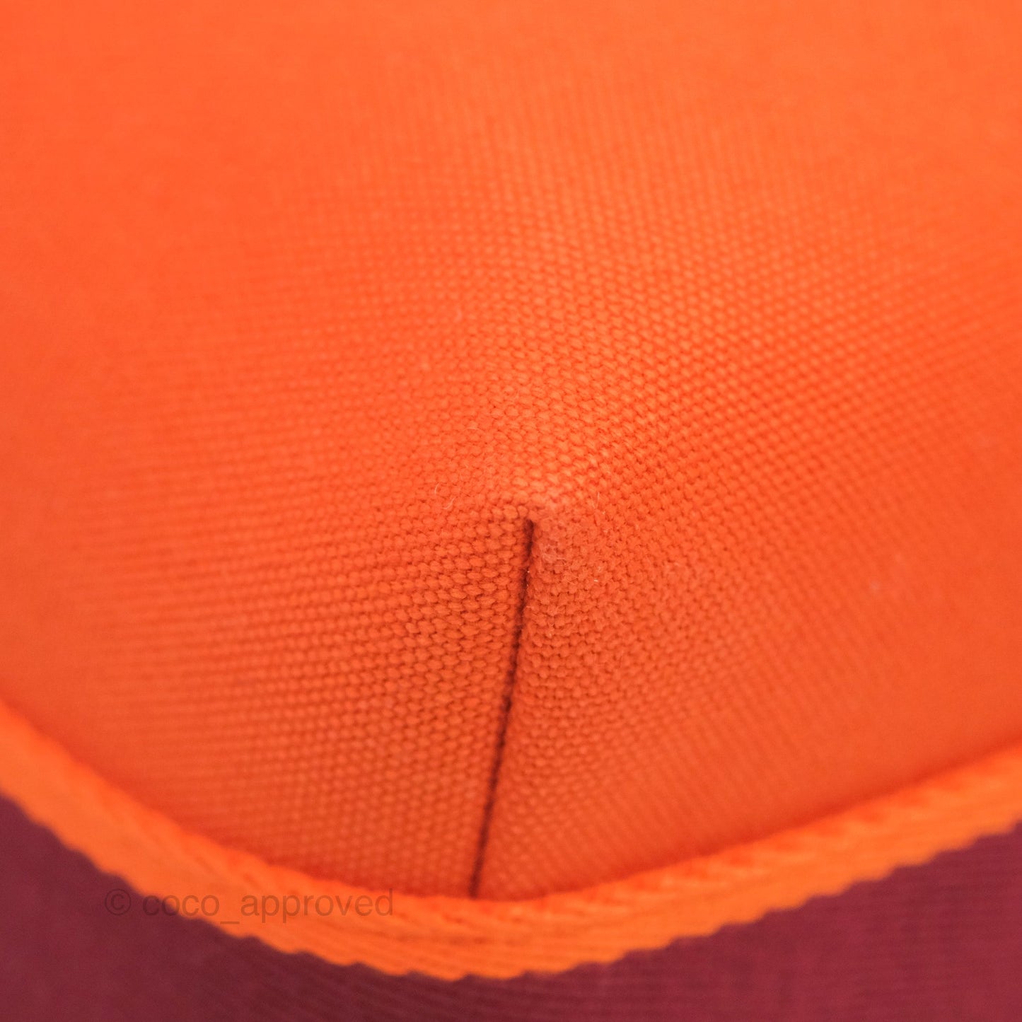 Hermès Small Bride-A-Brac Orange Feu Canvas