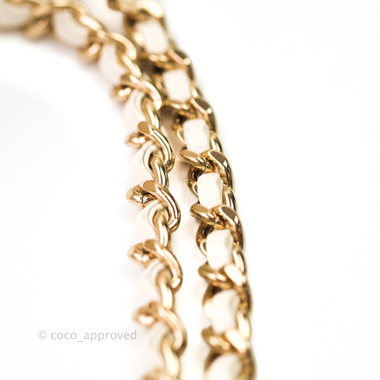 Chanel Quilted Small Business Affinity Flap Ivory Caviar Light Gold Hardware