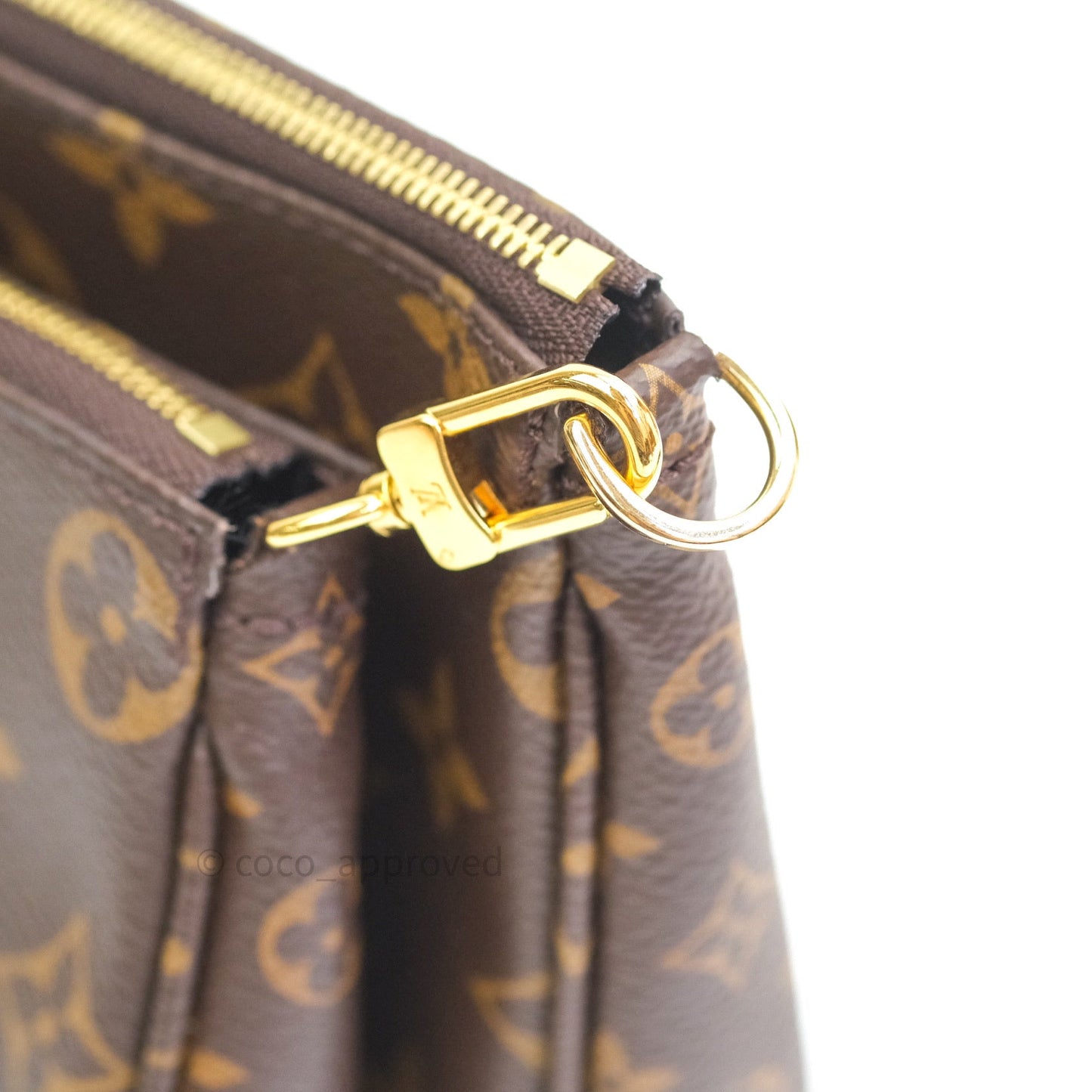 Louis Vuitton Multi Pochette Accessories Monogram Khaki