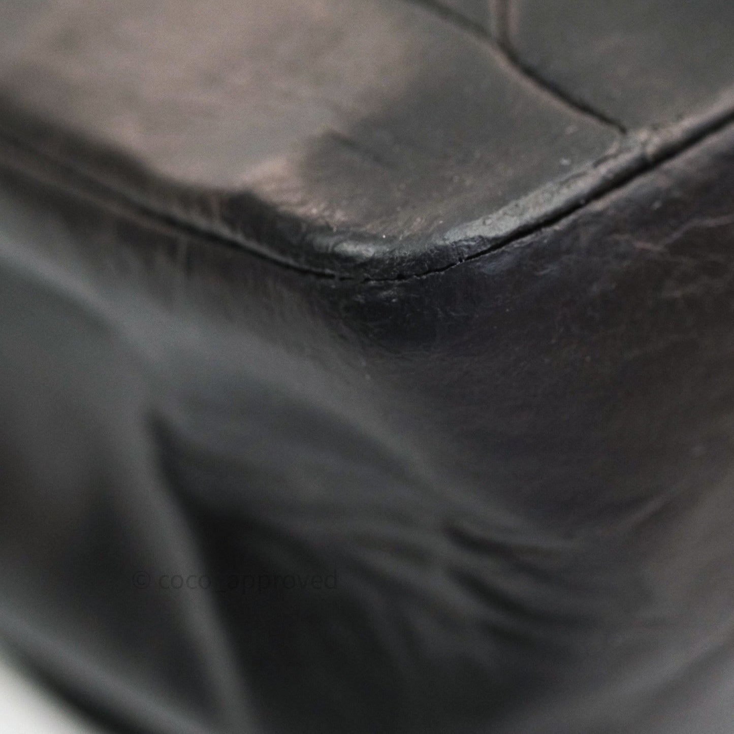 Chanel Black Quilted Lambskin Medium Vintage Classic Diana Flap Bag