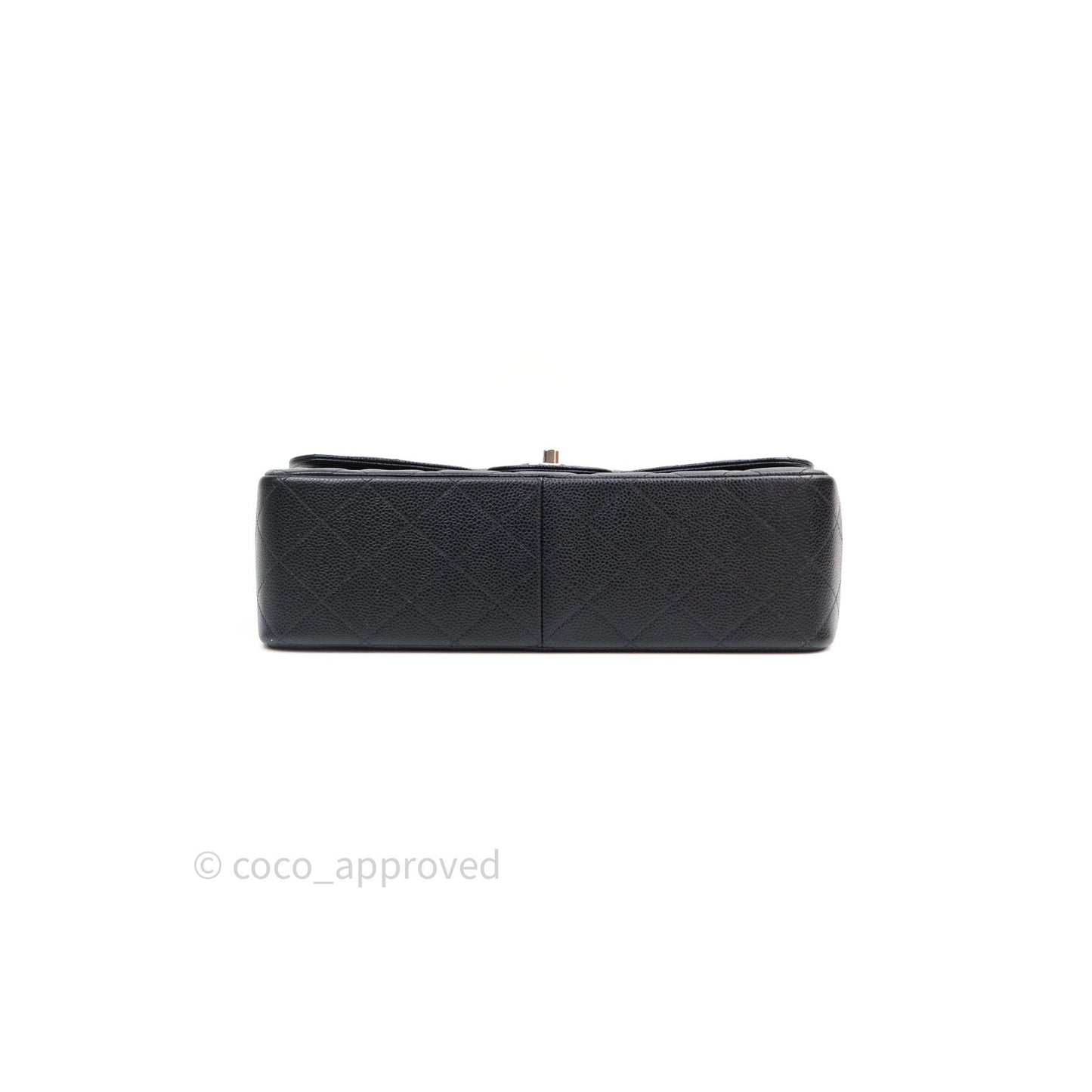Chanel Jumbo Double Flap Black Caviar Silver Hardware⁣⁣
