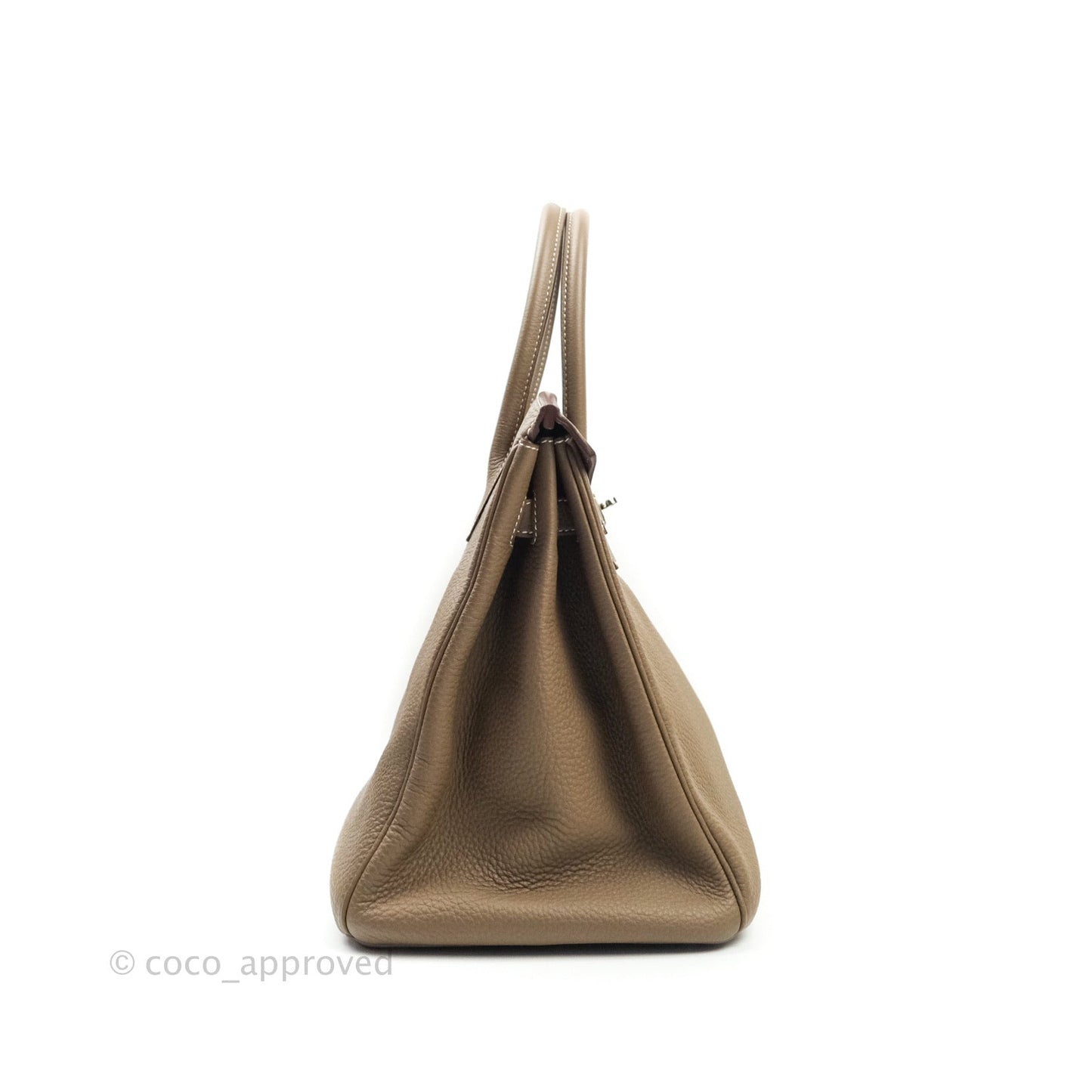 Hermès Birkin 35 Etoupe Togo Palladium Hardware