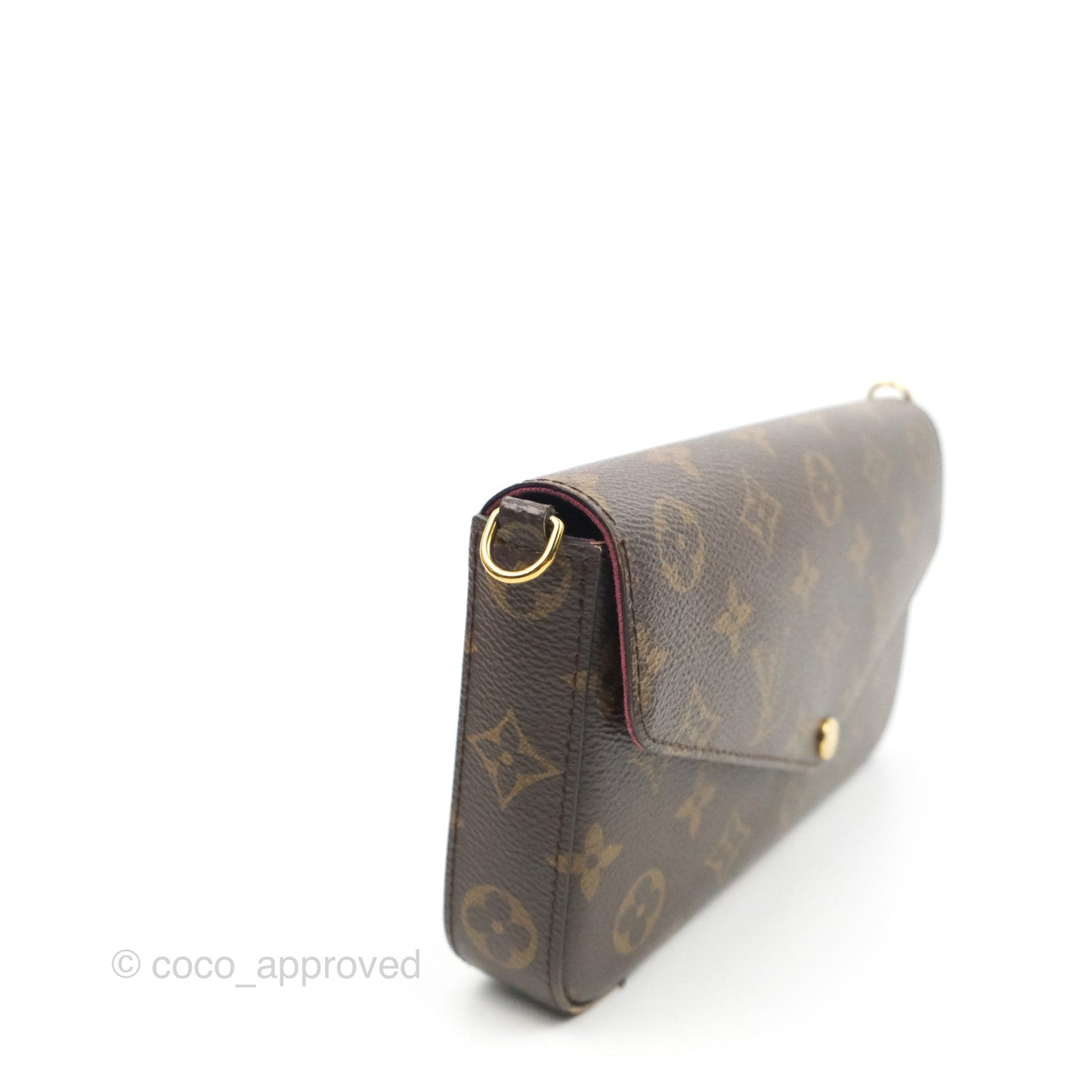 Louis Vuitton Félicie Pochette Monogram Canvas Fuchsia Pink