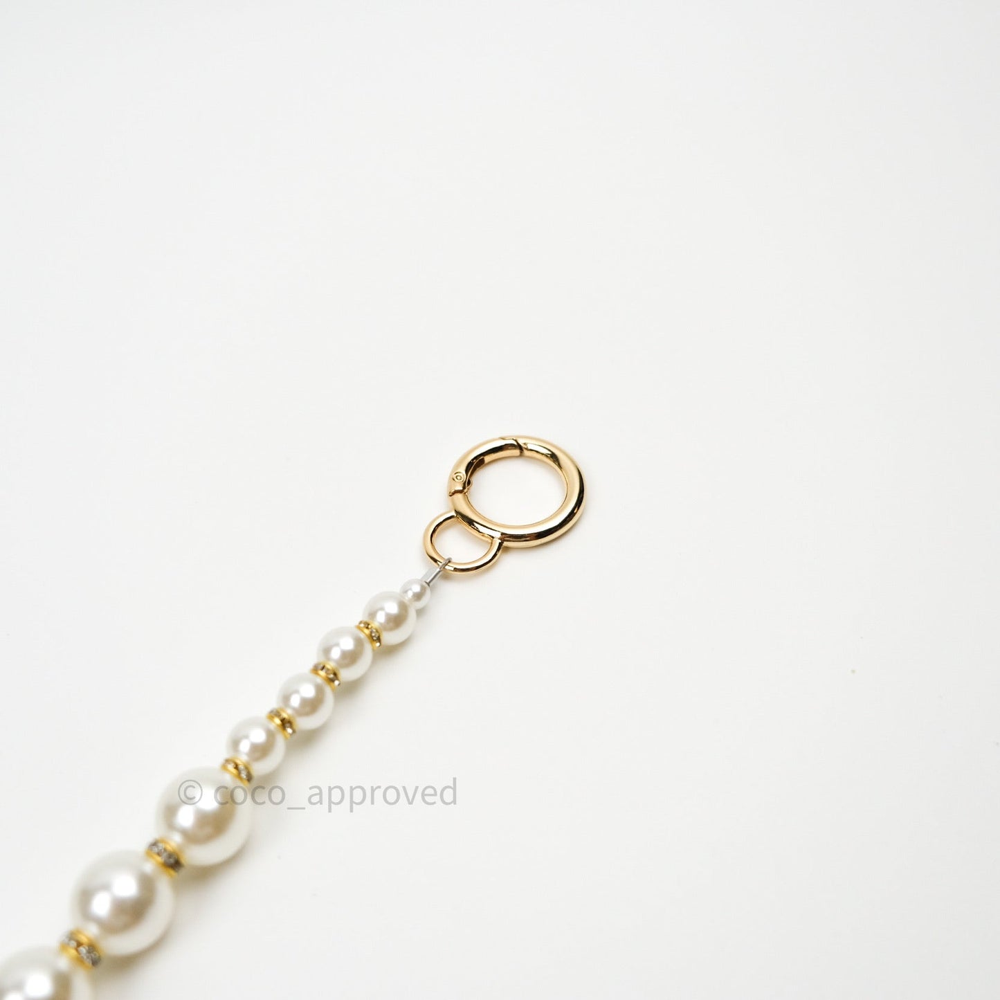 Pearl Chain with Rhinestones