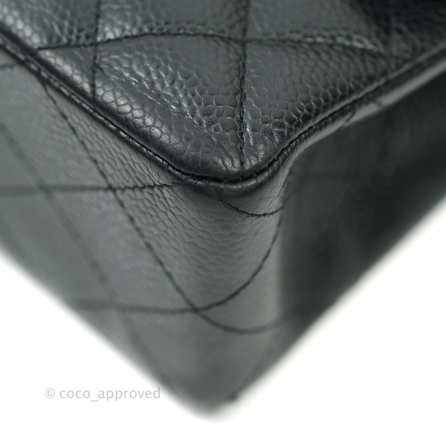 Chanel Classic Small S/M Flap Black Caviar Silver Hardware
