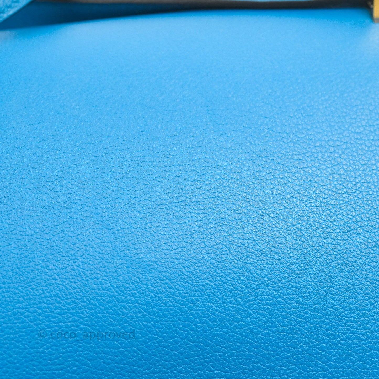 Hermès Constance 24 Bleu Frida Evercolor Gold Hardware