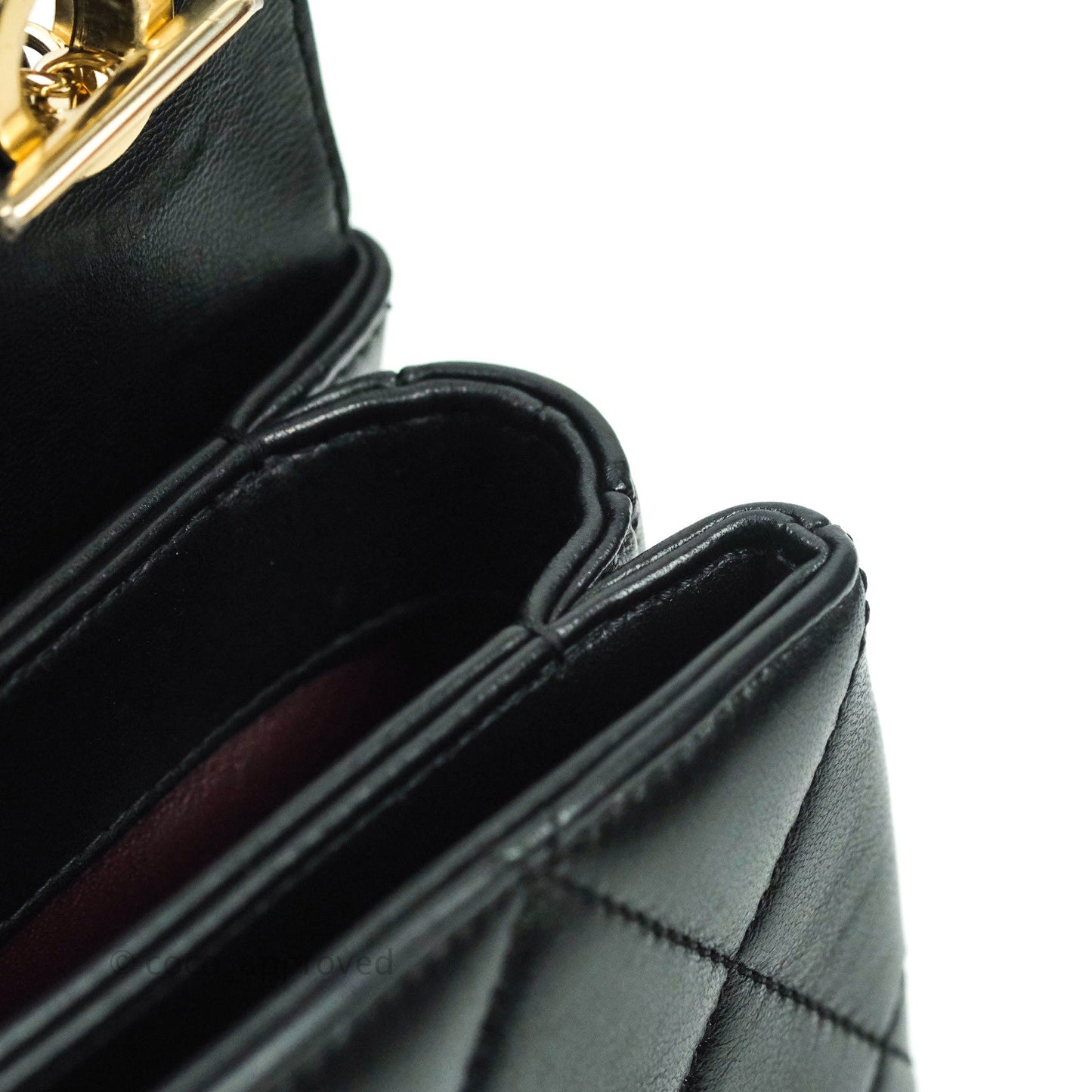 Chanel Trendy CC Small Black Lambskin Gold Hardware