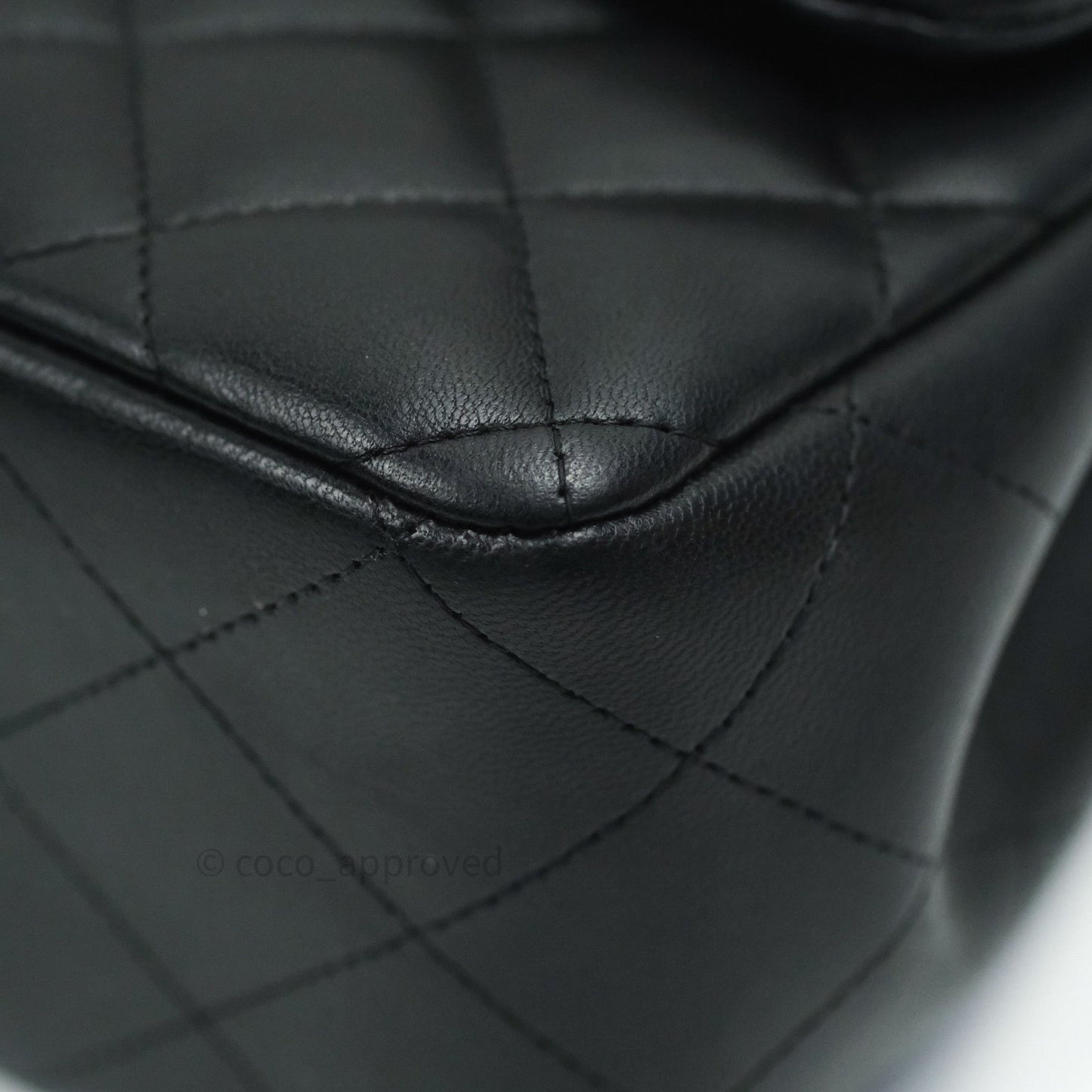 Chanel Jumbo Double Flap Black Lambskin Silver Hardware⁣⁣