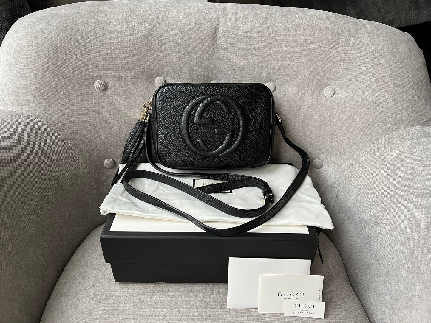 Luxury Gucci Trending 2025 Black Soho Disco