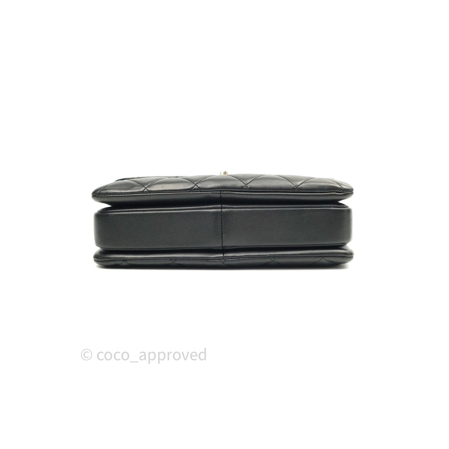 Chanel Trendy CC Small Black Lambskin Gold Hardware