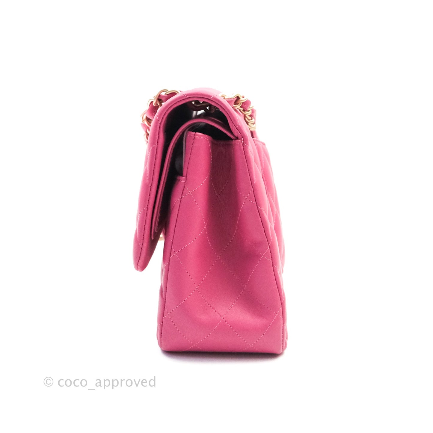 Chanel Jumbo Double Flap Pink Lambskin Gold Hardware⁣⁣
