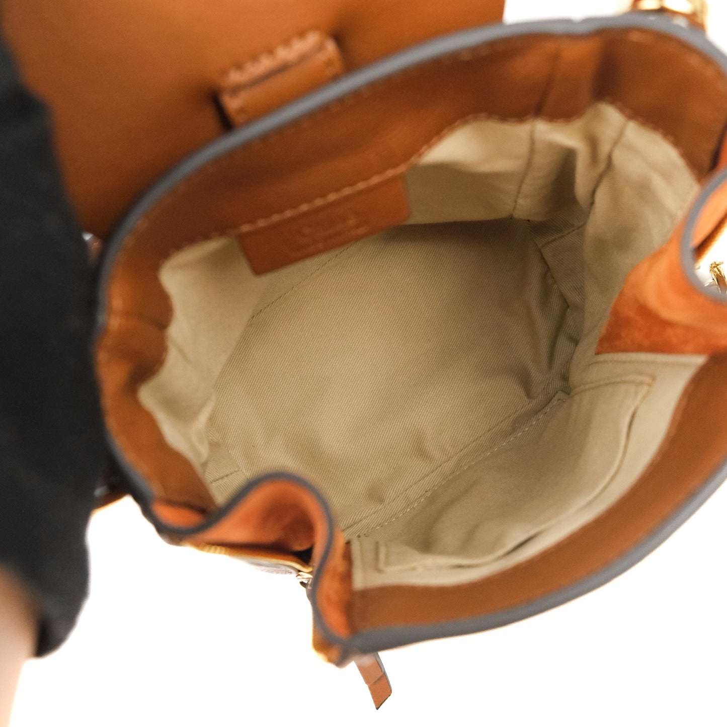 Chloé Mini Faye Backpack Brown