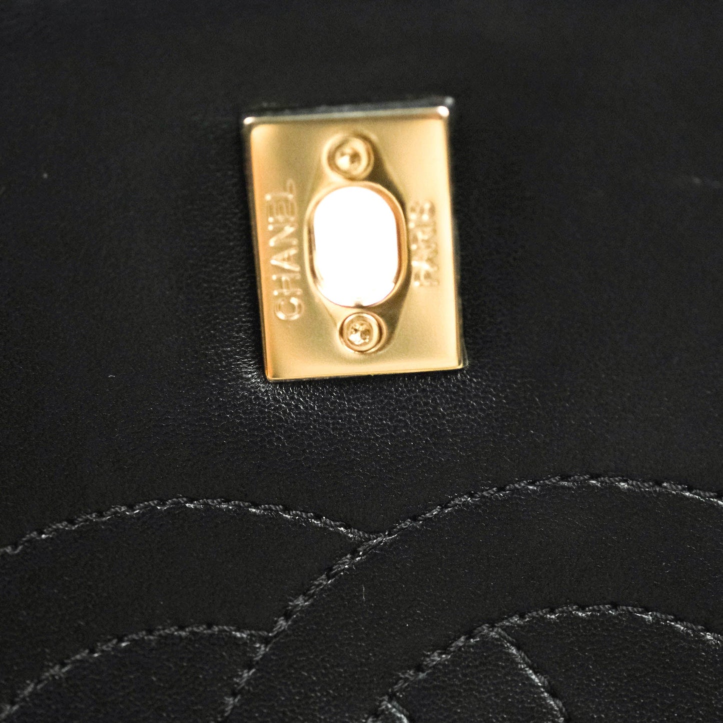 Chanel Trendy CC Small Black Lambskin Gold Hardware