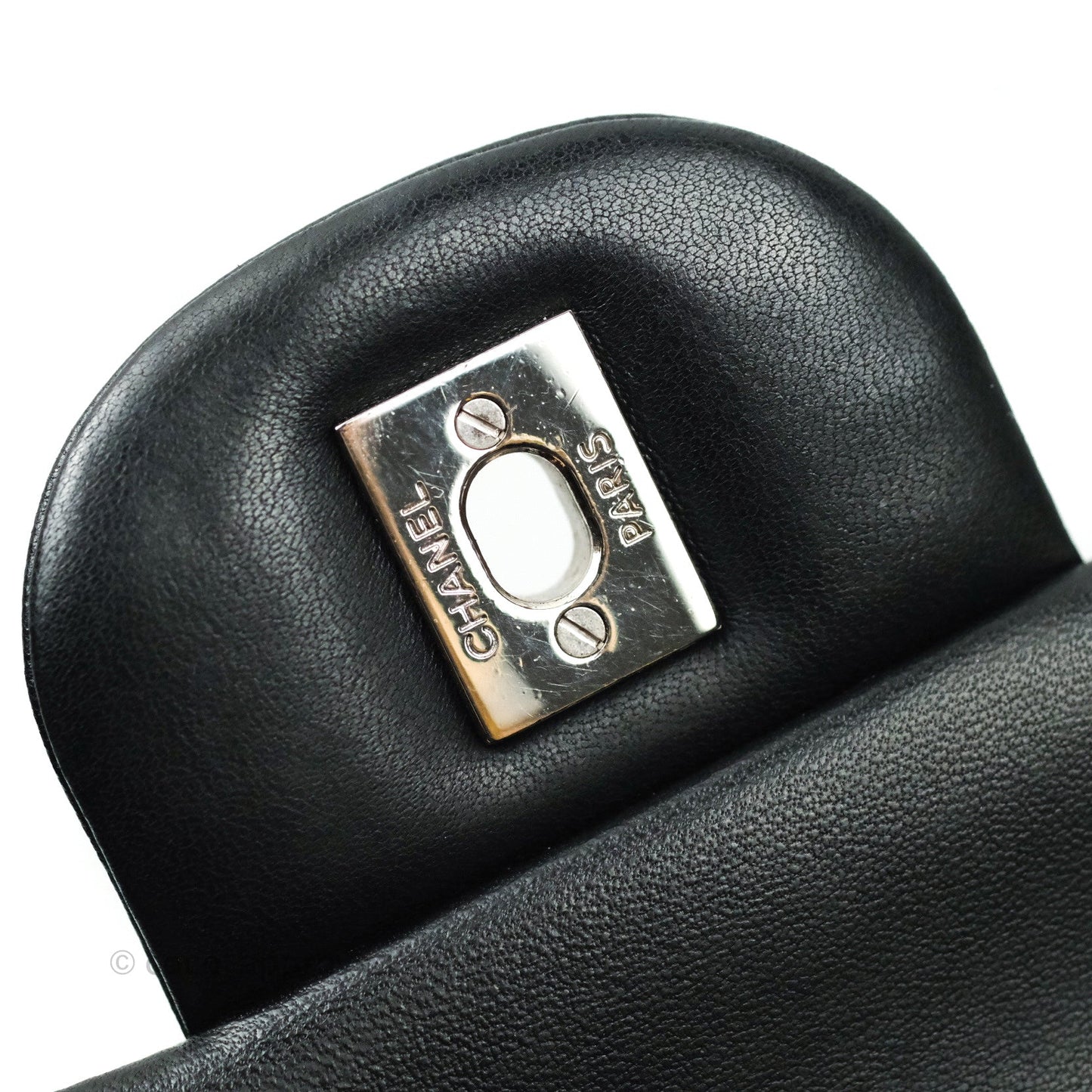 Chanel Jumbo Double Flap Black Lambskin Silver Hardware⁣⁣