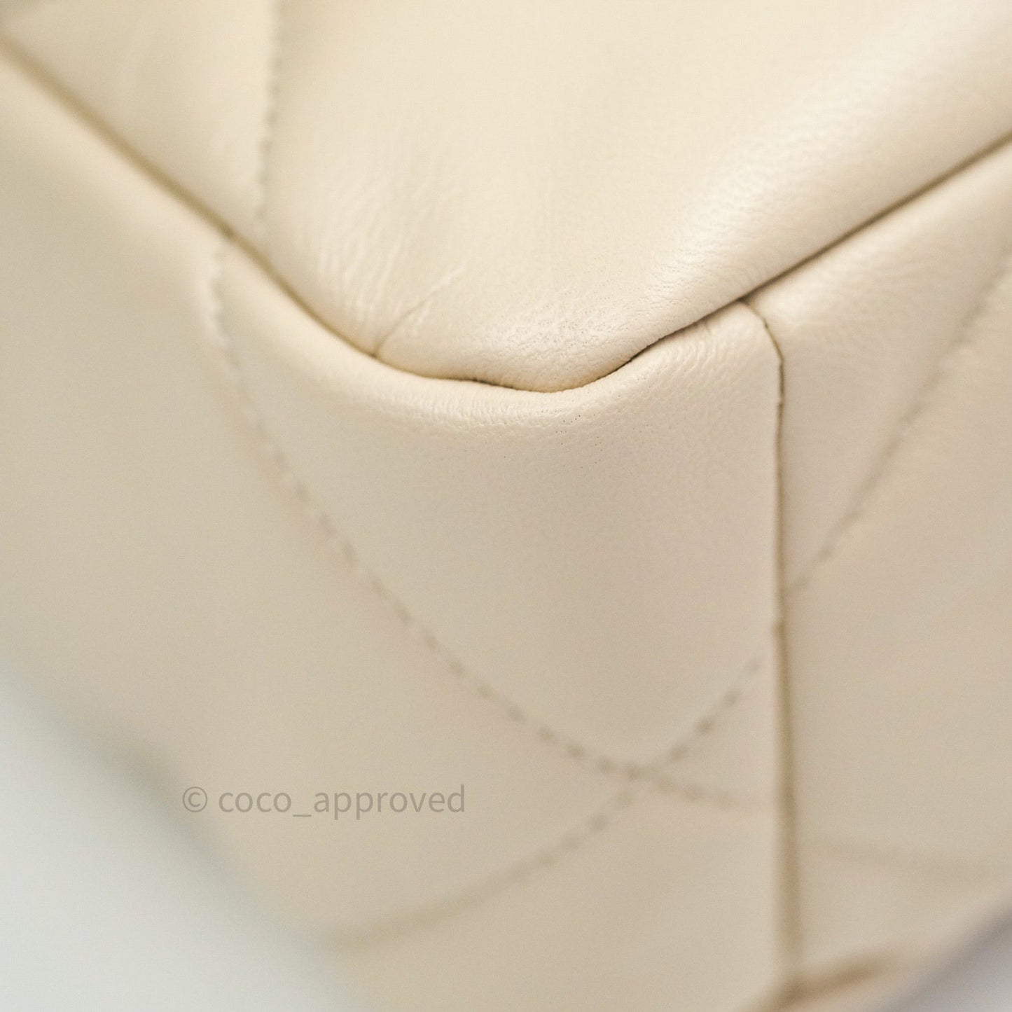 Chanel 19 Small Beige Goatskin Mixed Hardware 20B