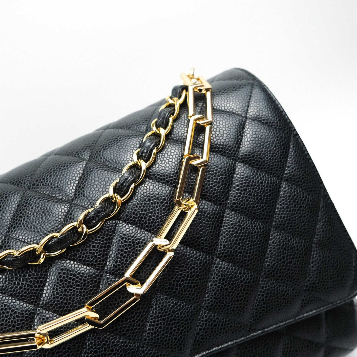 CK Thin Flat Chain (Gold)