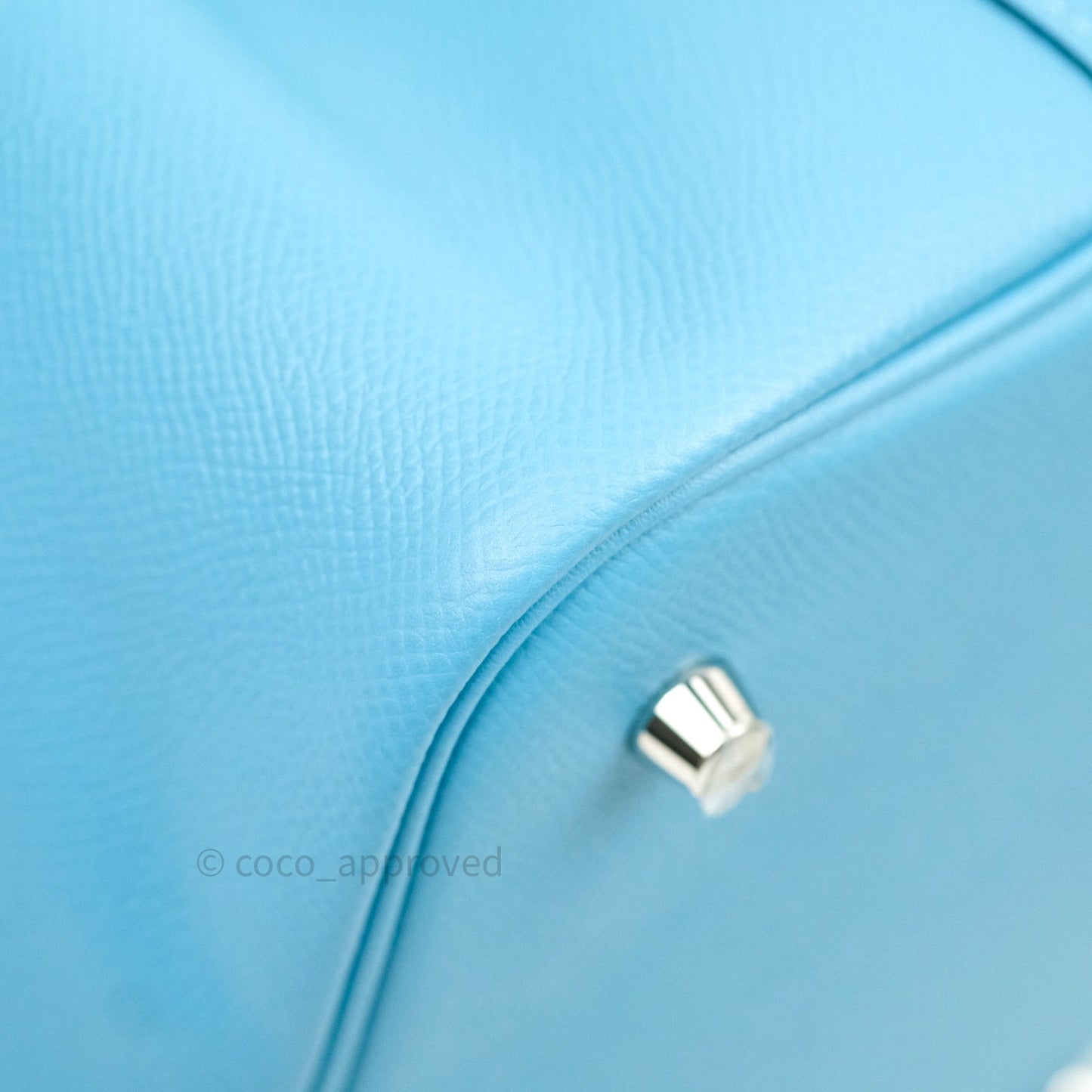 Hermès Picotin 22 Epsom Tressage Blue Du Nord Palladium Hardware