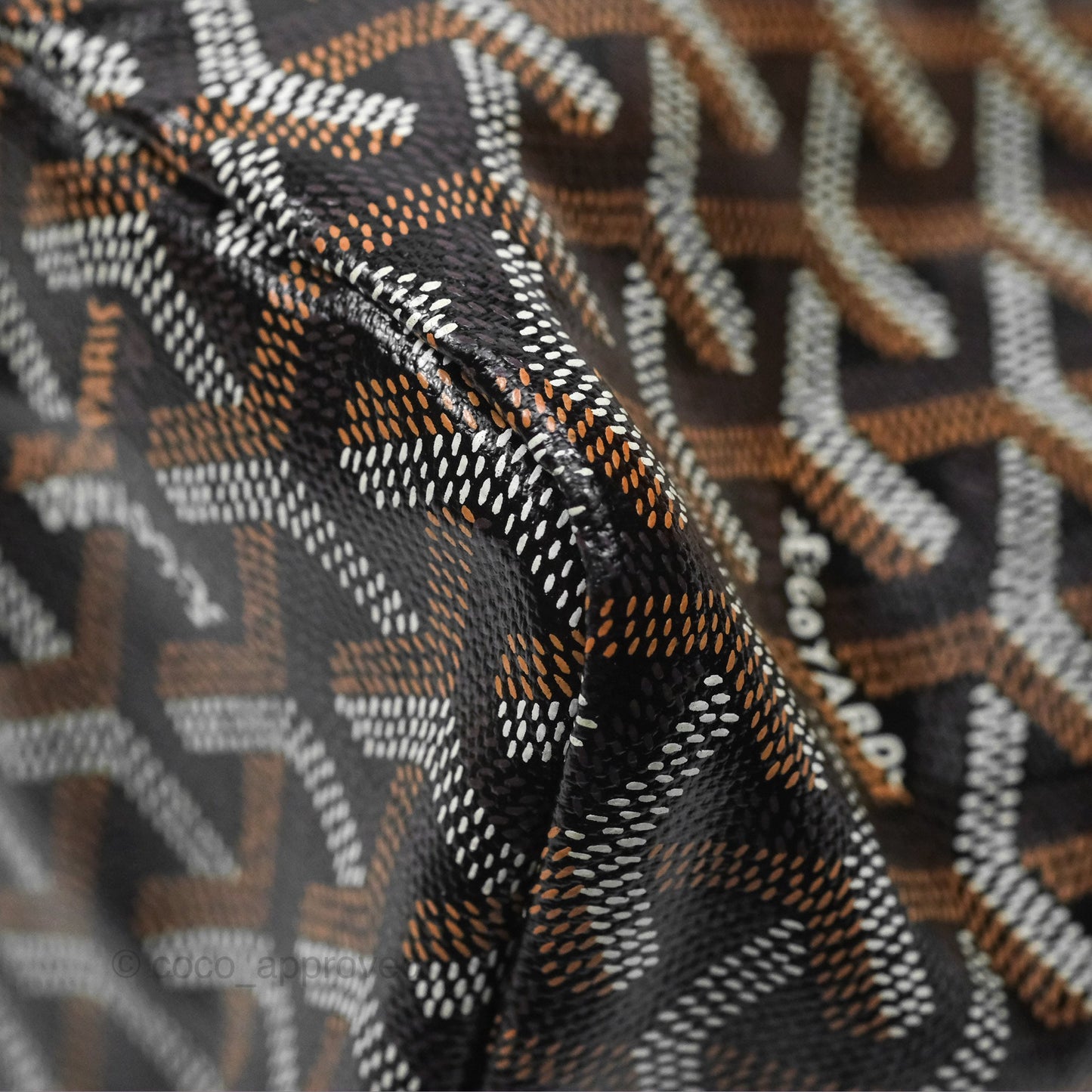 Goyard Bohème Hobo Bag Black/Tan Goyardine Canvas