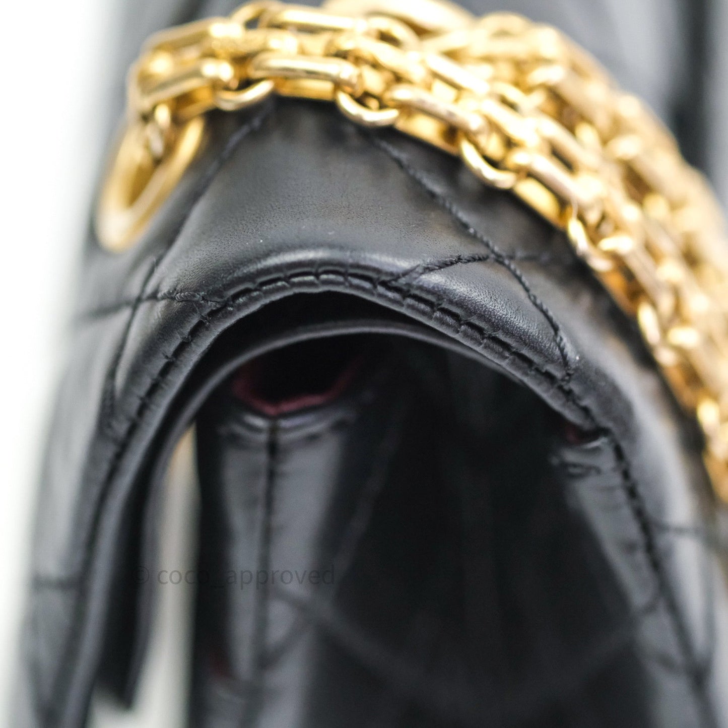 Chanel 2.55 Reissue Aged Calfskin 225 Flap Black Gold Hardware