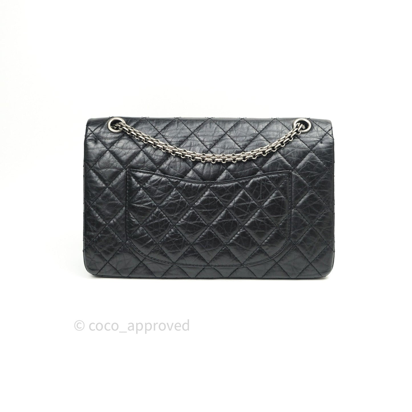 Chanel Reissue Quilted Aged Calfskin Black Ruthenium Hardware 226