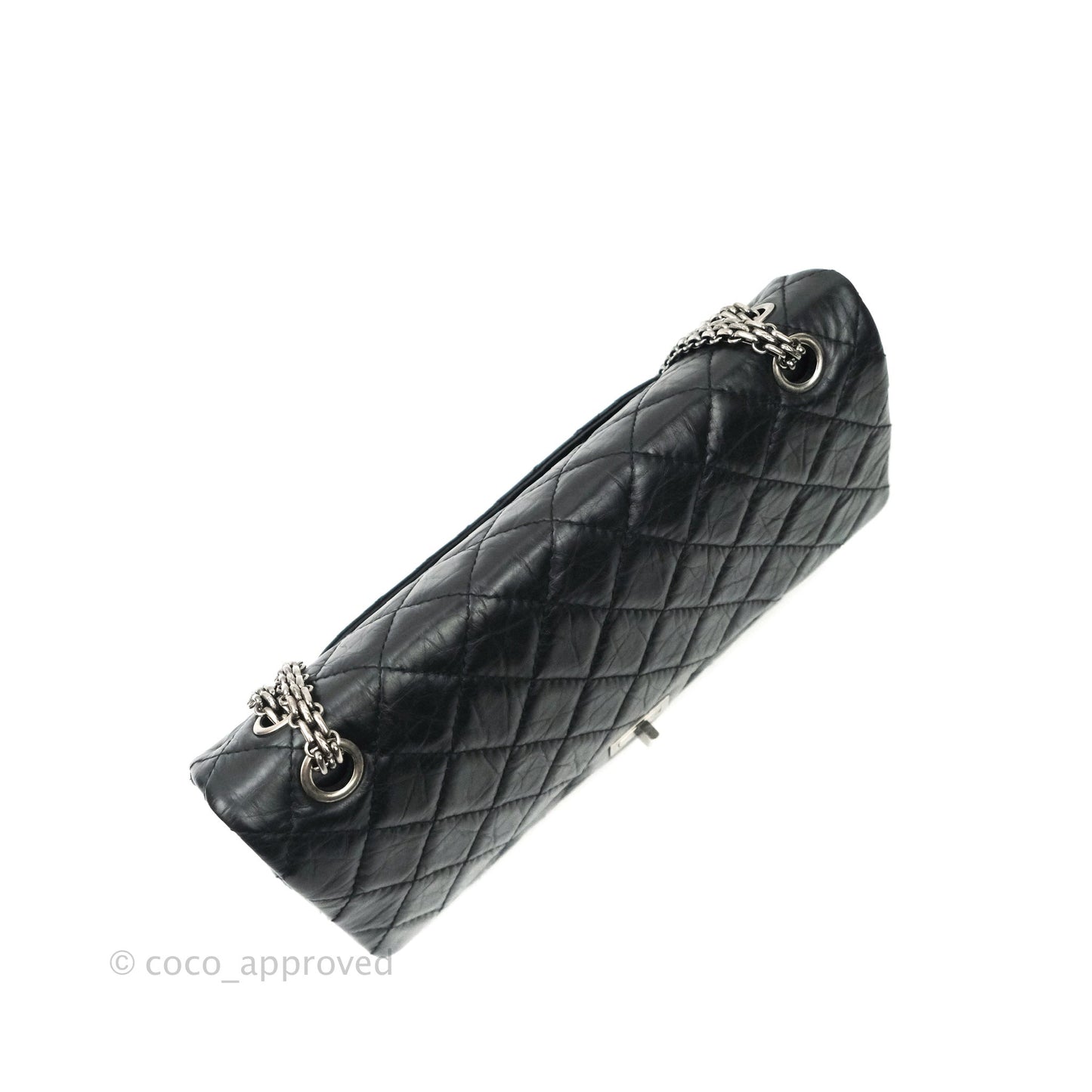 Chanel Reissue Quilted Aged Calfskin Black Ruthenium Hardware 226