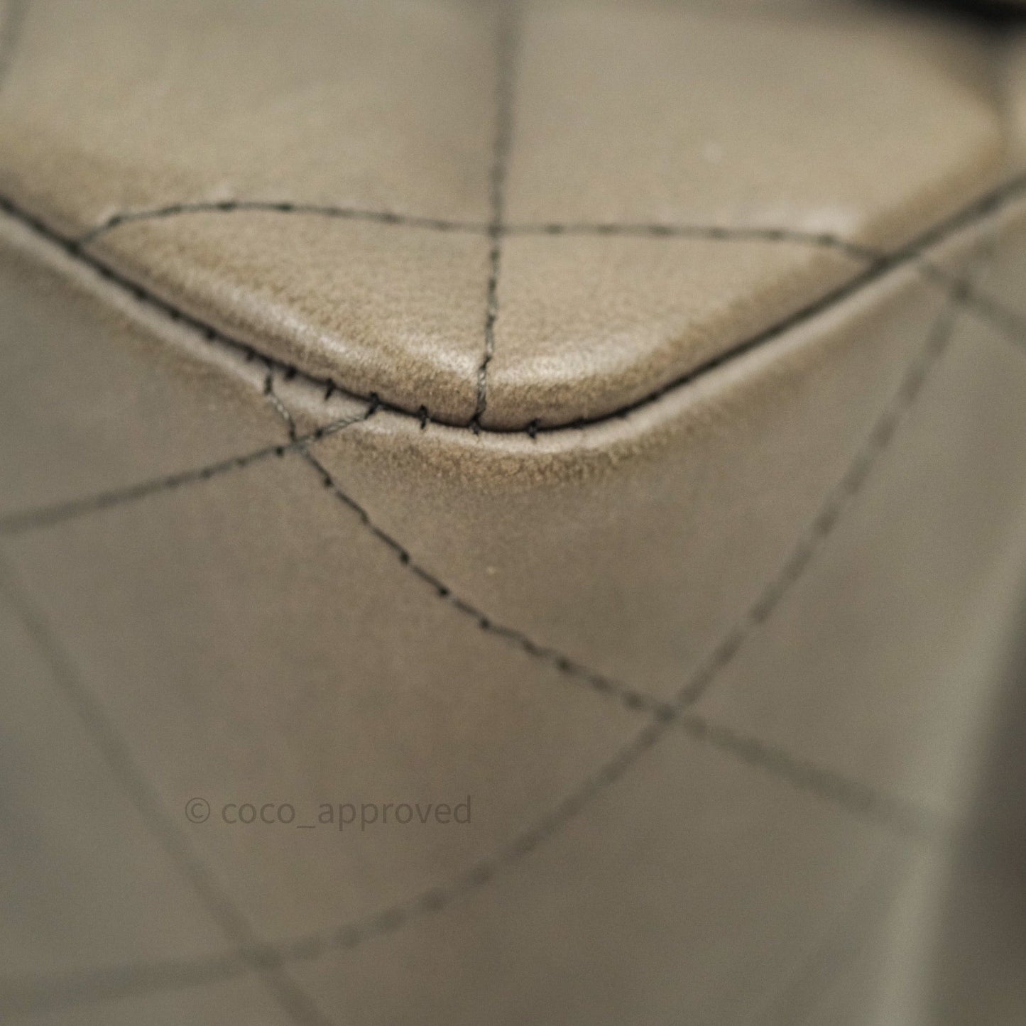 Chanel Jumbo Single Flap Grey Lambskin Silver Hardware⁣⁣