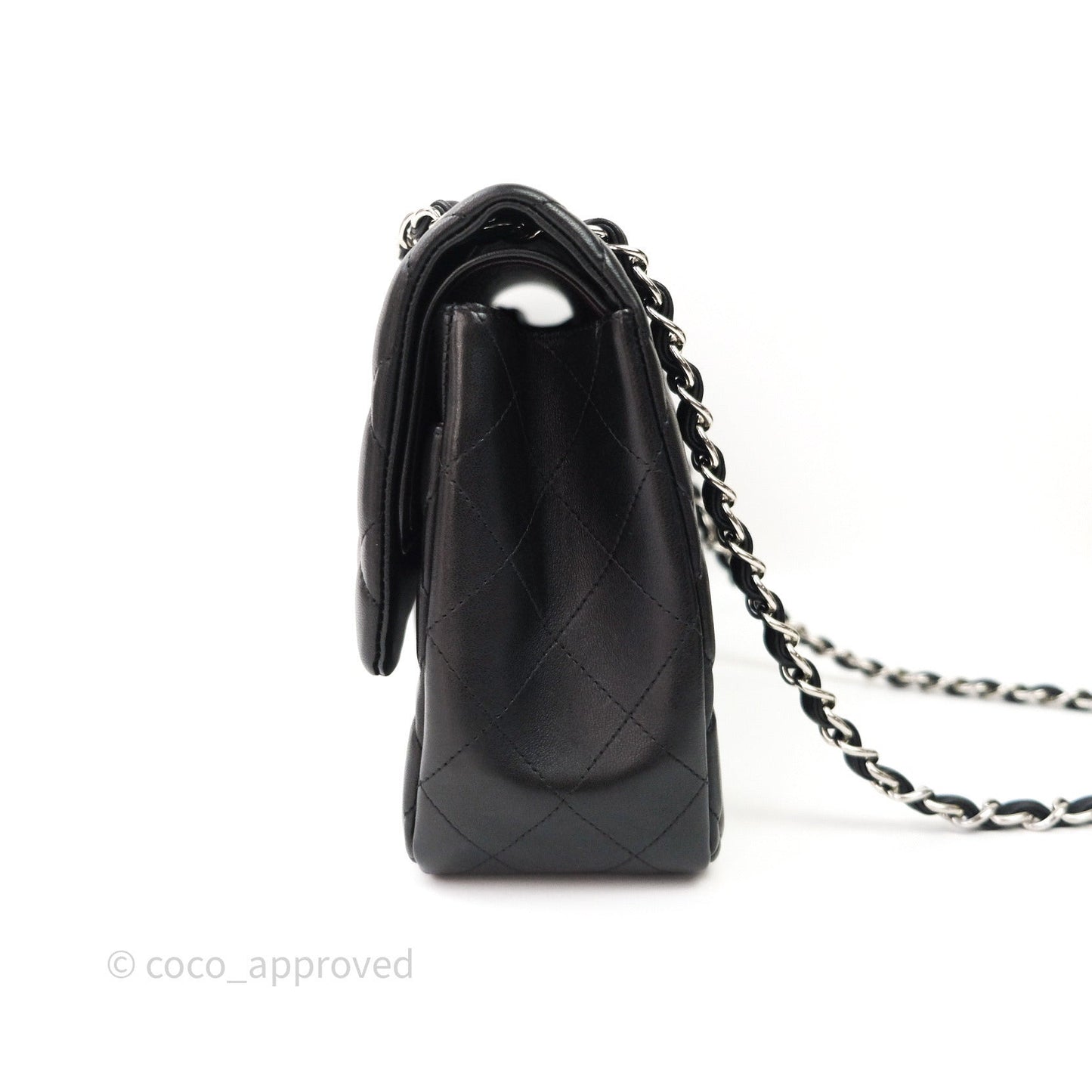 Chanel Jumbo Double Flap Black Lambskin Silver Hardware⁣⁣