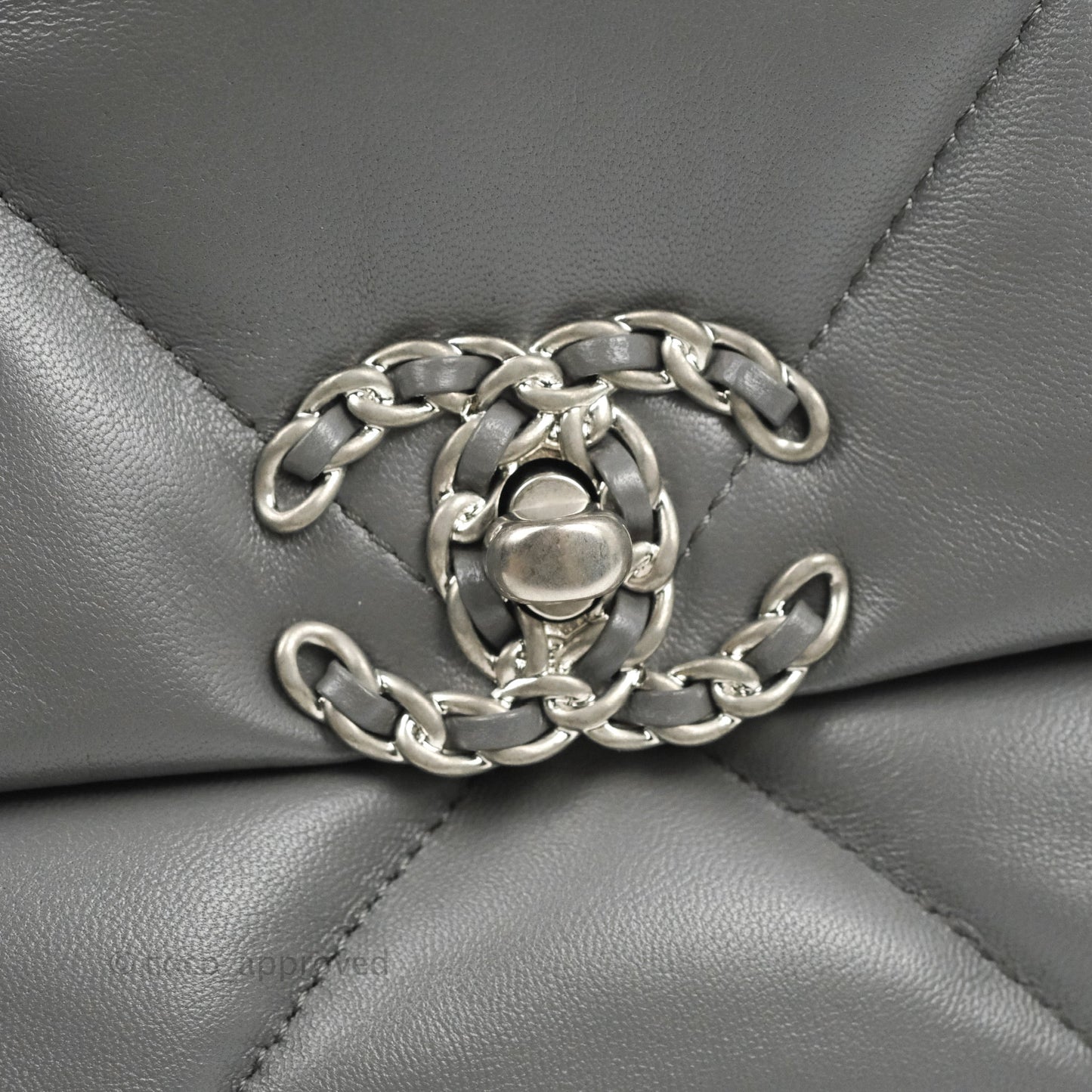 Chanel 19 Small Dark Grey Mixed Hardware