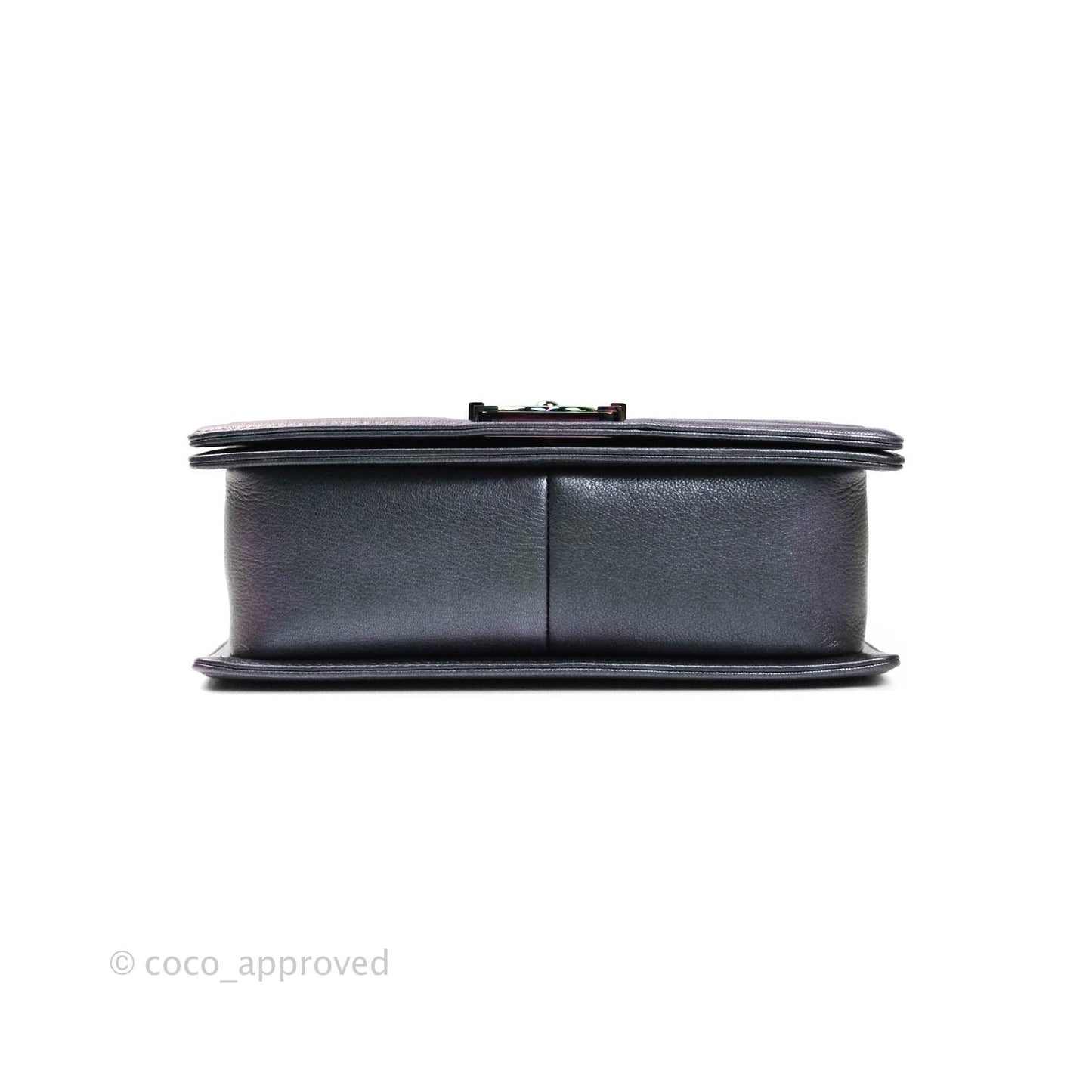 Chanel Purple Mermaid Iridescent Medium Calfskin Boy Bag