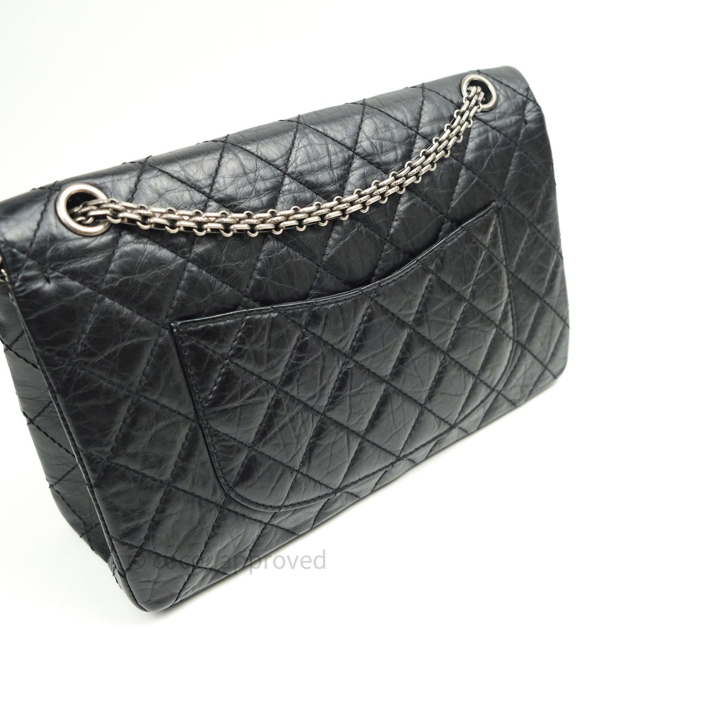 Chanel Reissue Quilted Aged Calfskin Black Ruthenium Hardware 226