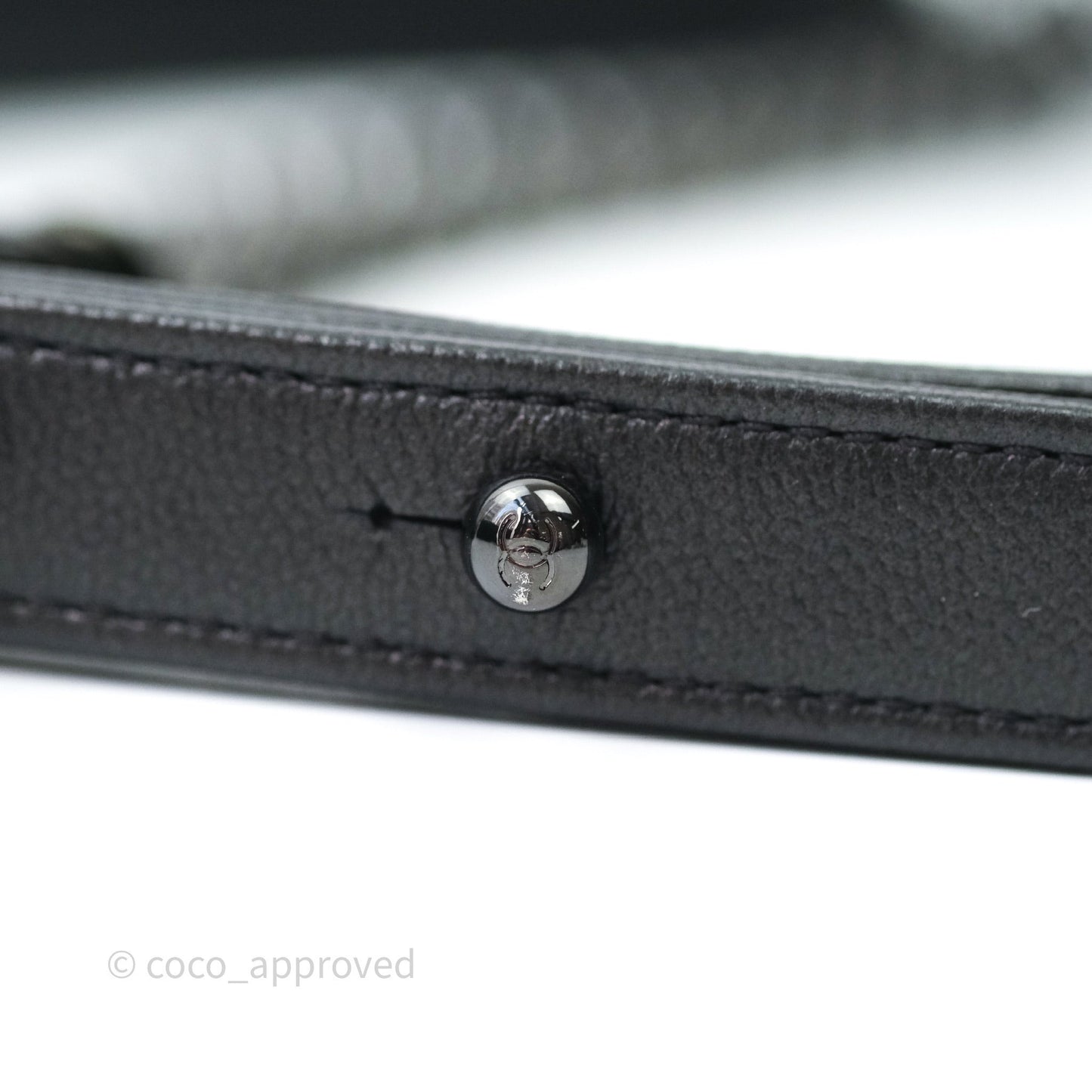 Chanel Quilted Medium Caviar Boy Flap So Black Hardware
