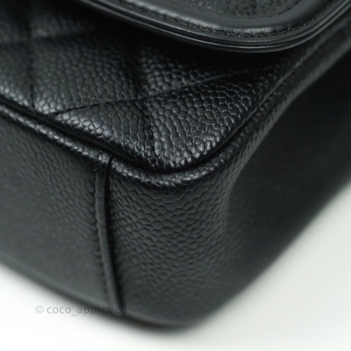 Chanel Quilted Small CC Filigree Flap Black Caviar