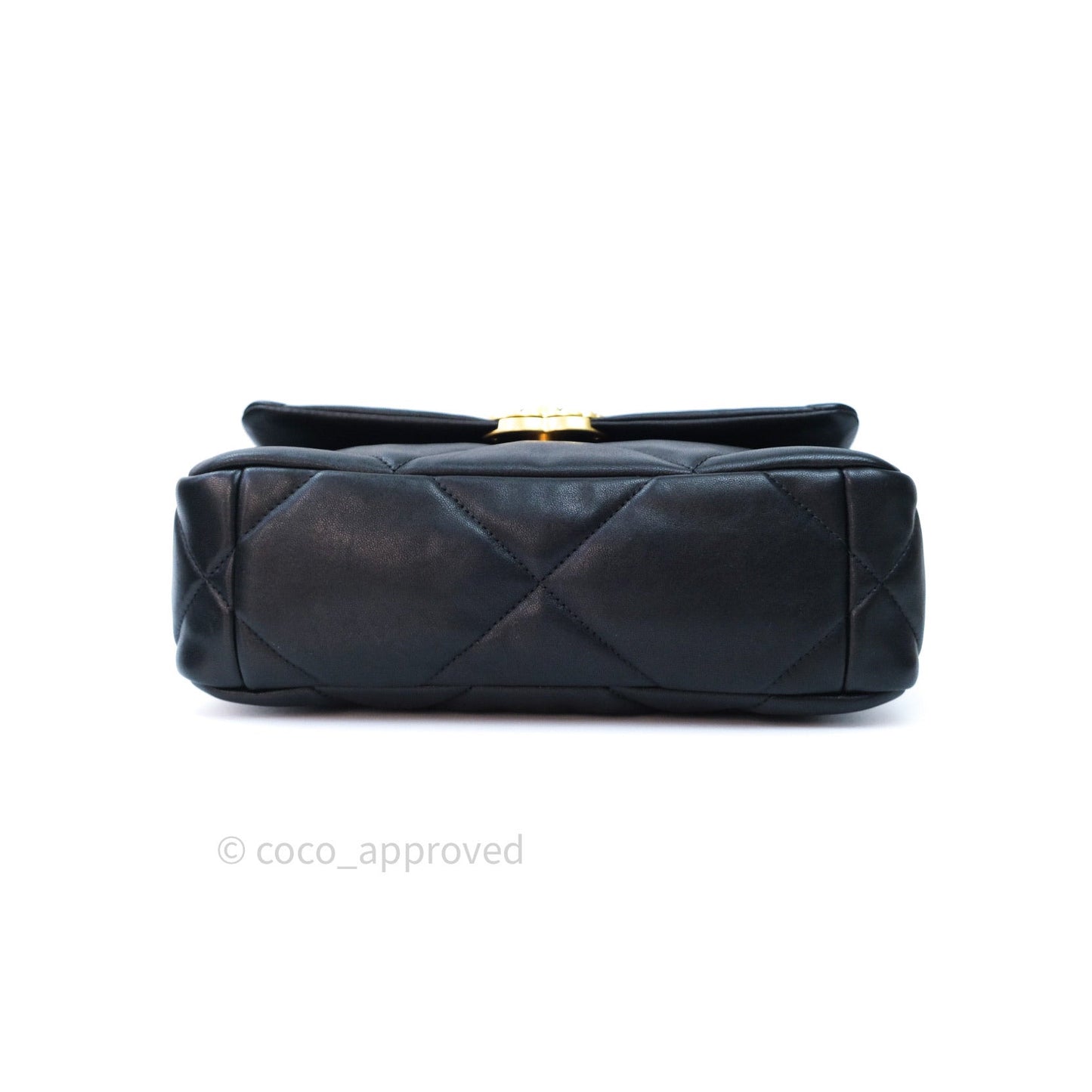 Chanel 19 Small Black Goatskin Mixed Hardware