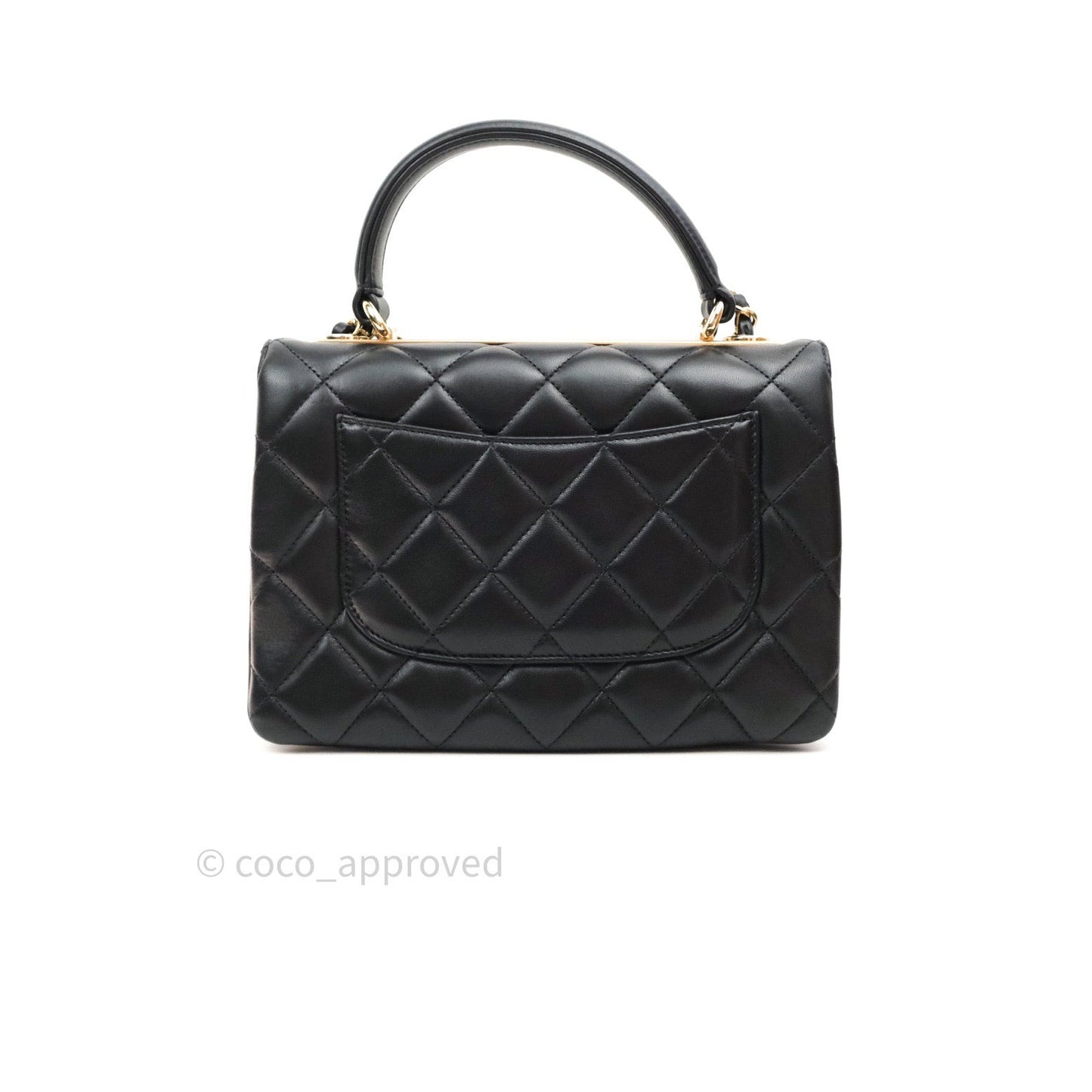 Chanel Trendy CC Small Black Lambskin Gold Hardware