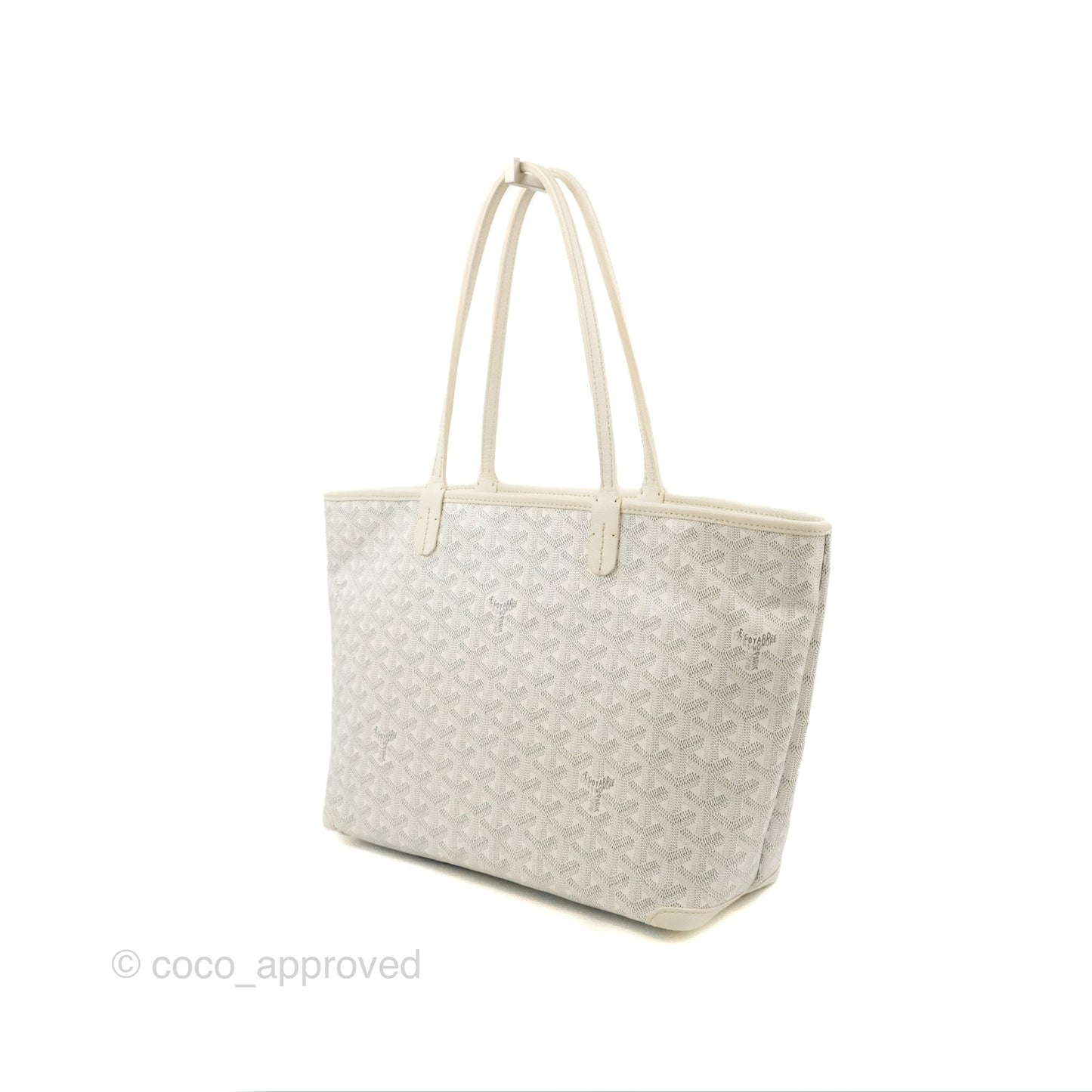Goyard Artois Goyardine Canvas PM⁣⁣⁣⁣⁣⁣⁣⁣⁣⁣⁣⁣⁣⁣⁣⁣⁣⁣⁣⁣ White