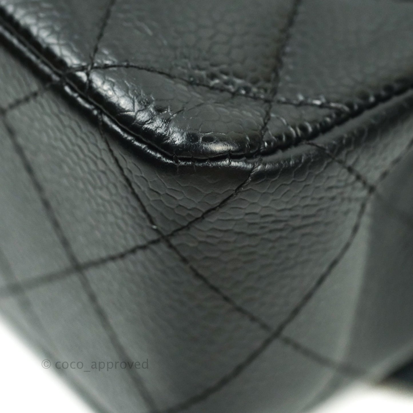 Chanel Classic Small S/M Flap Black Caviar Silver Hardware