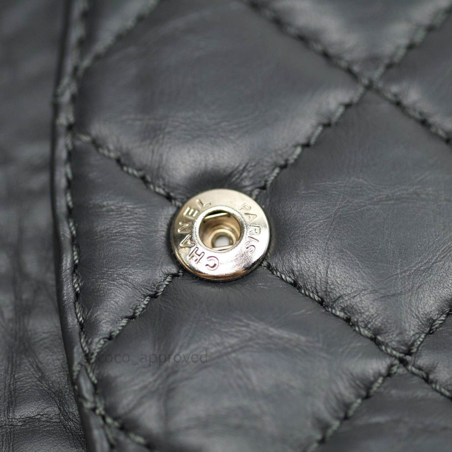 Chanel Reissue Quilted Aged Calfskin Dark Grey Ruthenium Hardware 226