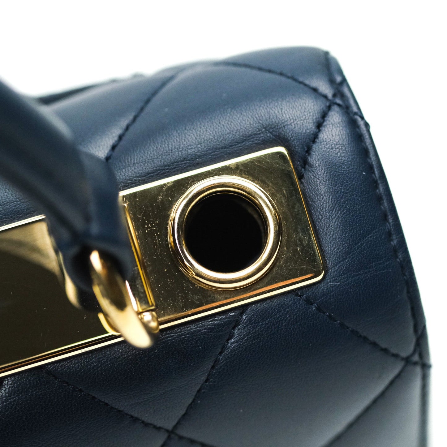 Chanel Trendy CC Small Navy Lambskin Gold Hardware