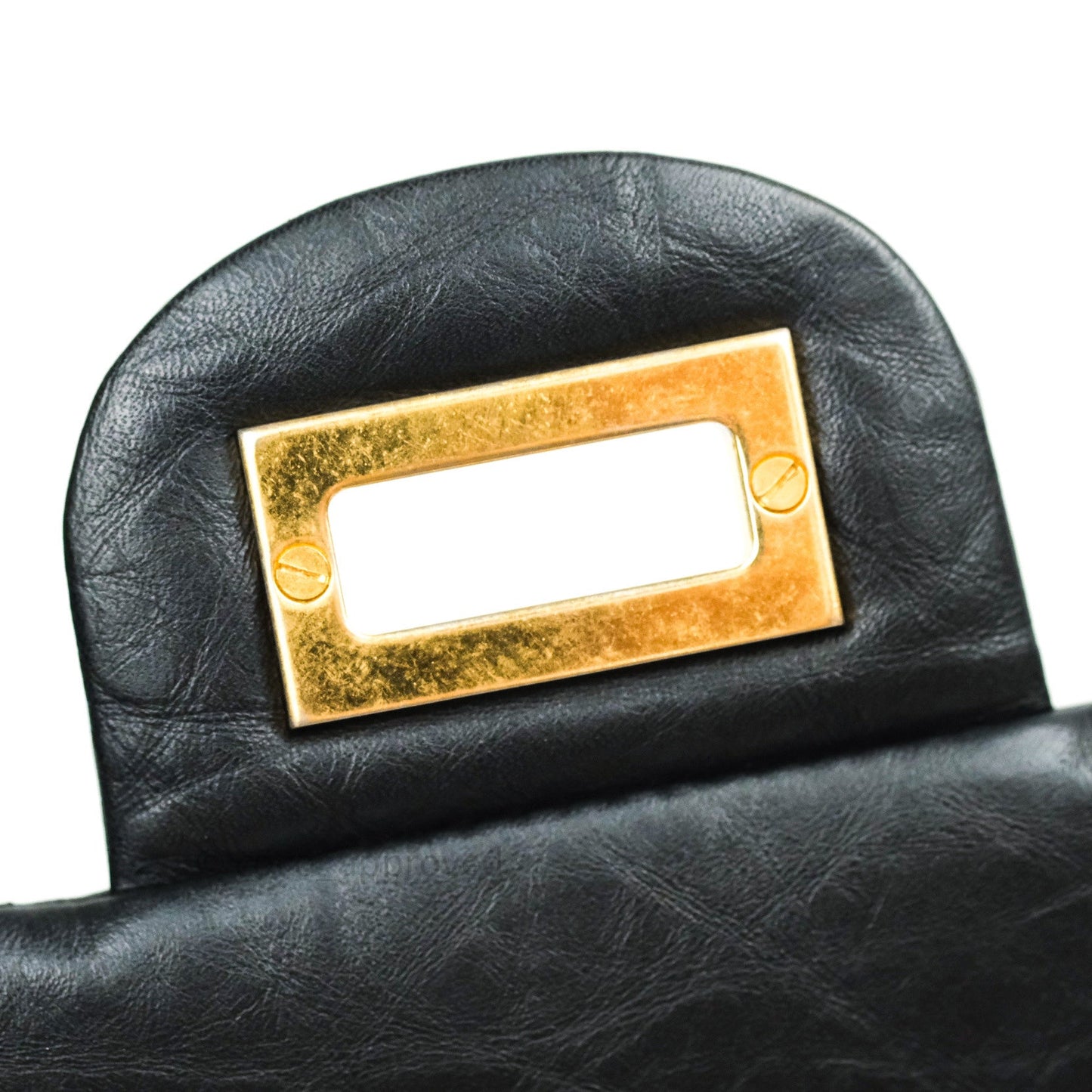 Chanel Reissue Quilted Aged Calfskin Black Gold Hardware 226